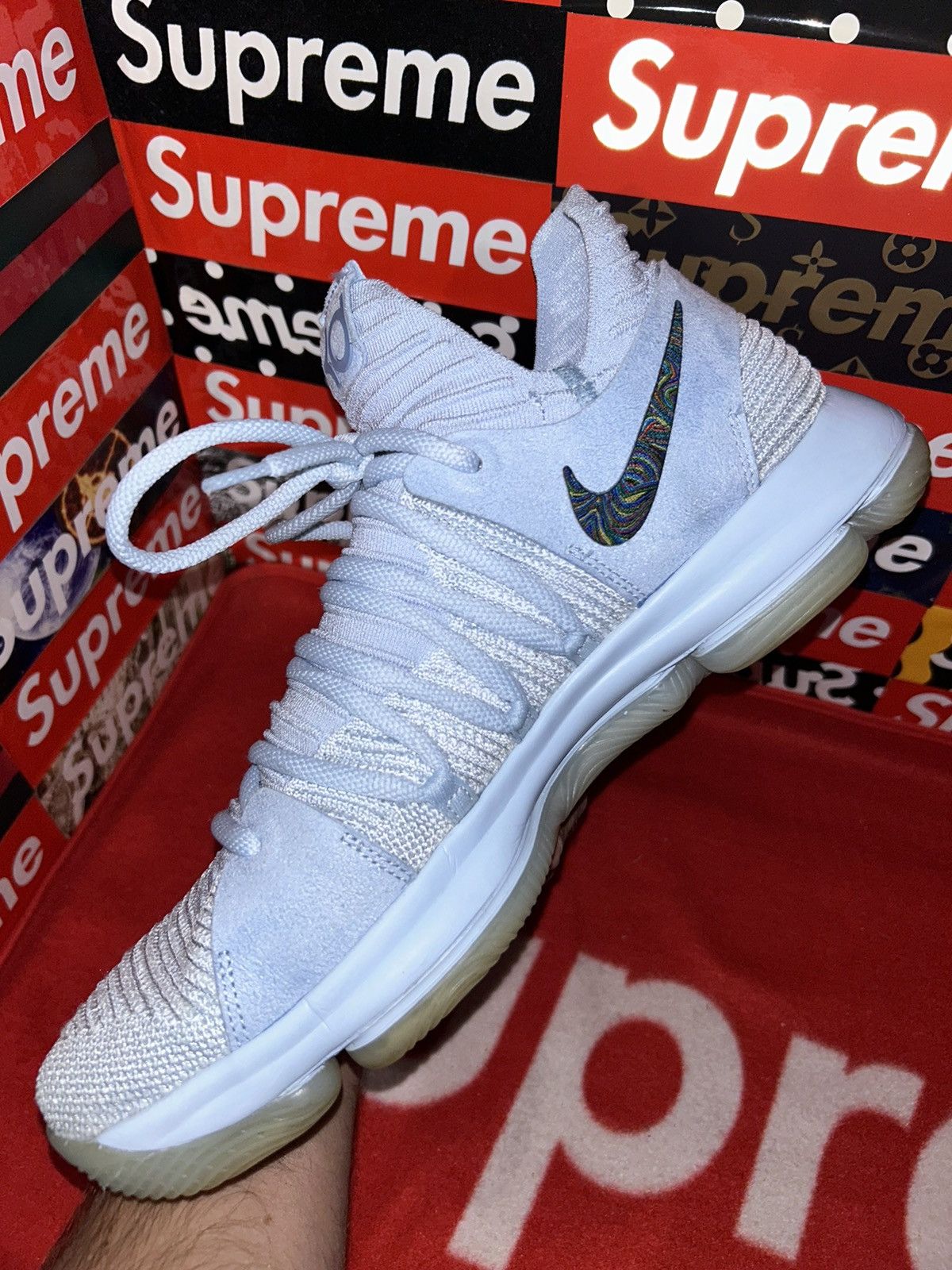 Nike Nike KD 10 Limited Anniversary 897817-900 size 12 with box Size US 12 / EU 45 - 9 Thumbnail
