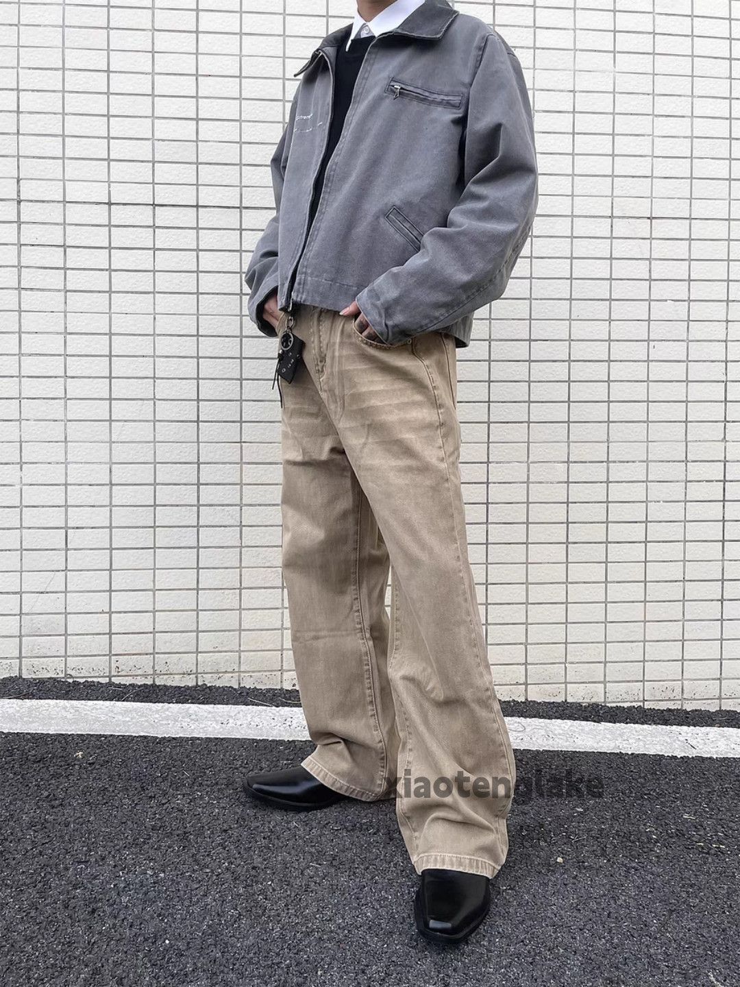 Jean × Vintage washed faded cleanfit yuppie bootcut grunge jeans Size US 32 / EU 48 - 1 Thumbnail
