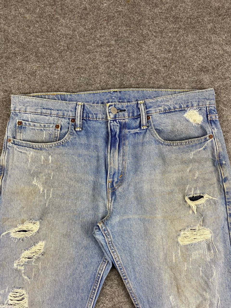 Levi's levis 502 distressed denim nice design Size US 39 - 10 Thumbnail