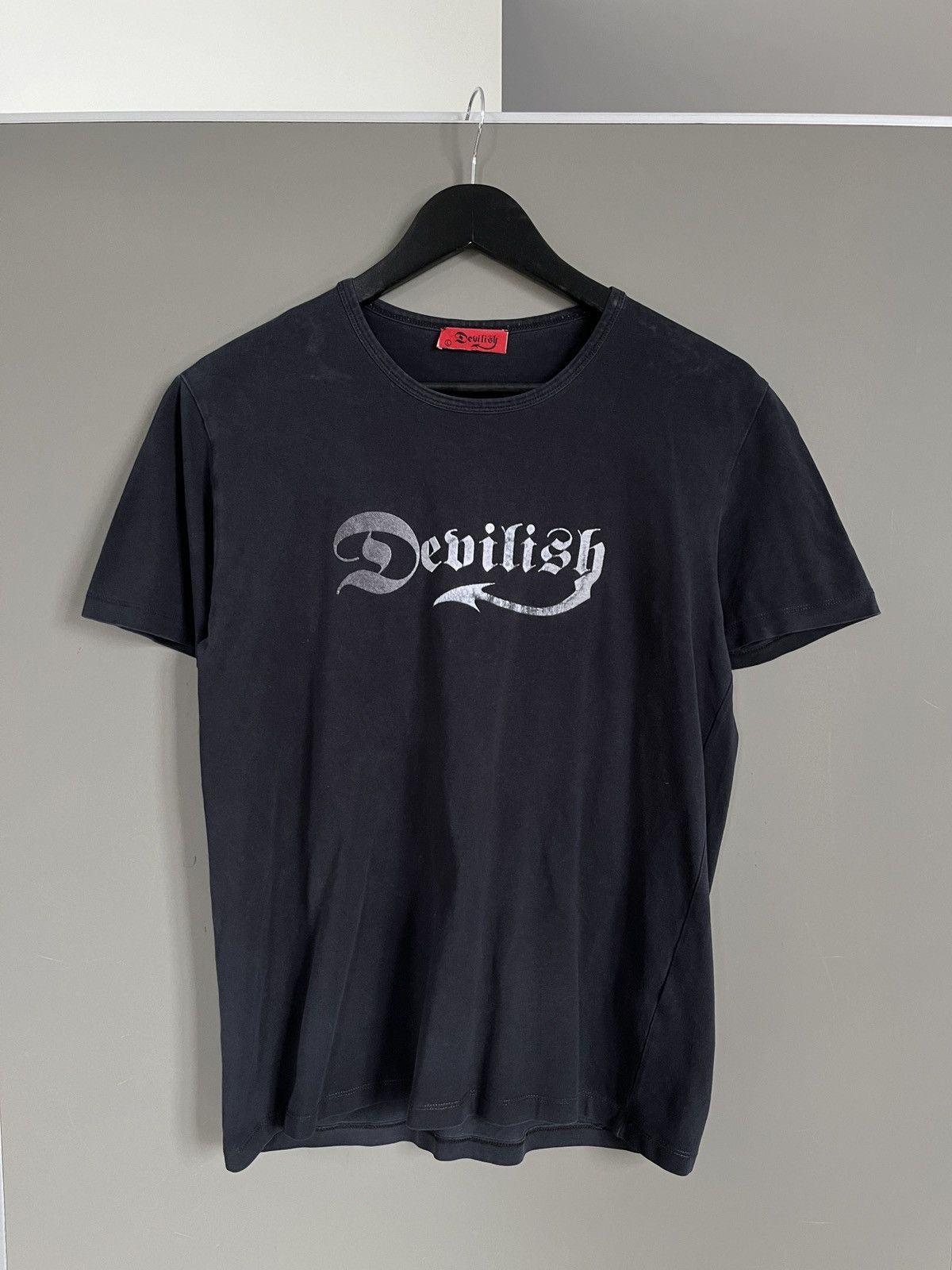 Vintage y2k DEVILISH Grunge Punk Gothic T-shirt Size L / US 10 / IT 46 - 7 Thumbnail