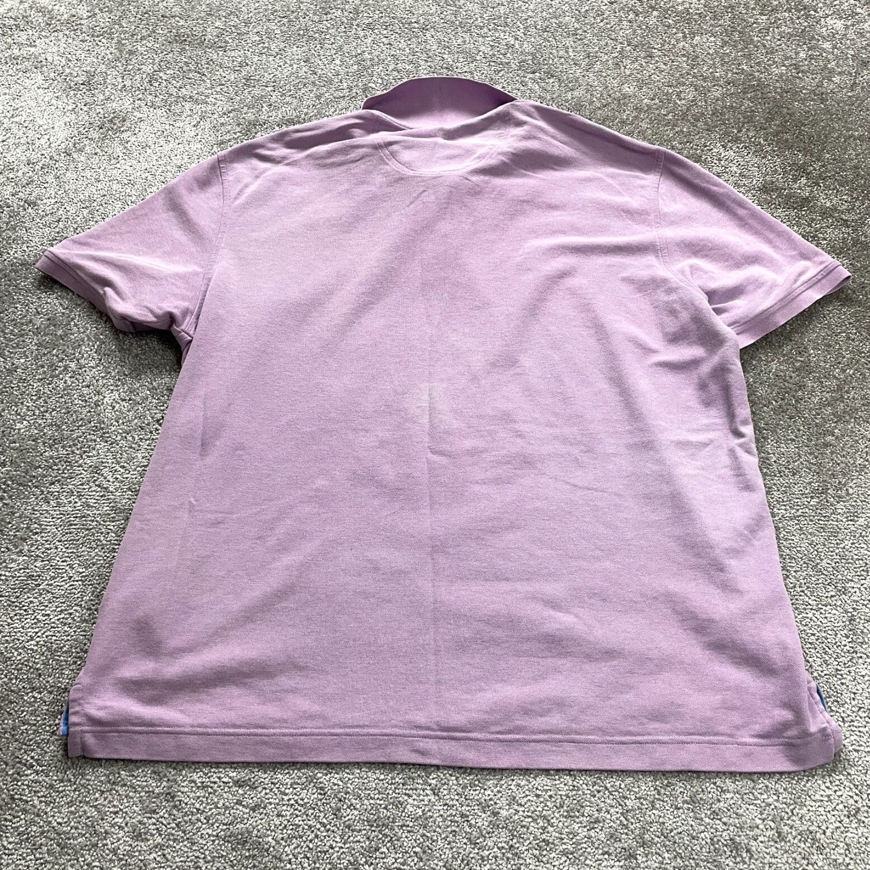 Izod IZOD The Advantage Polo Shirt Mens 2XL Purple Short Sleeve Cotton Polyester Golf Top Size US XXL / EU 58 / 5 - 2 Thumbnail