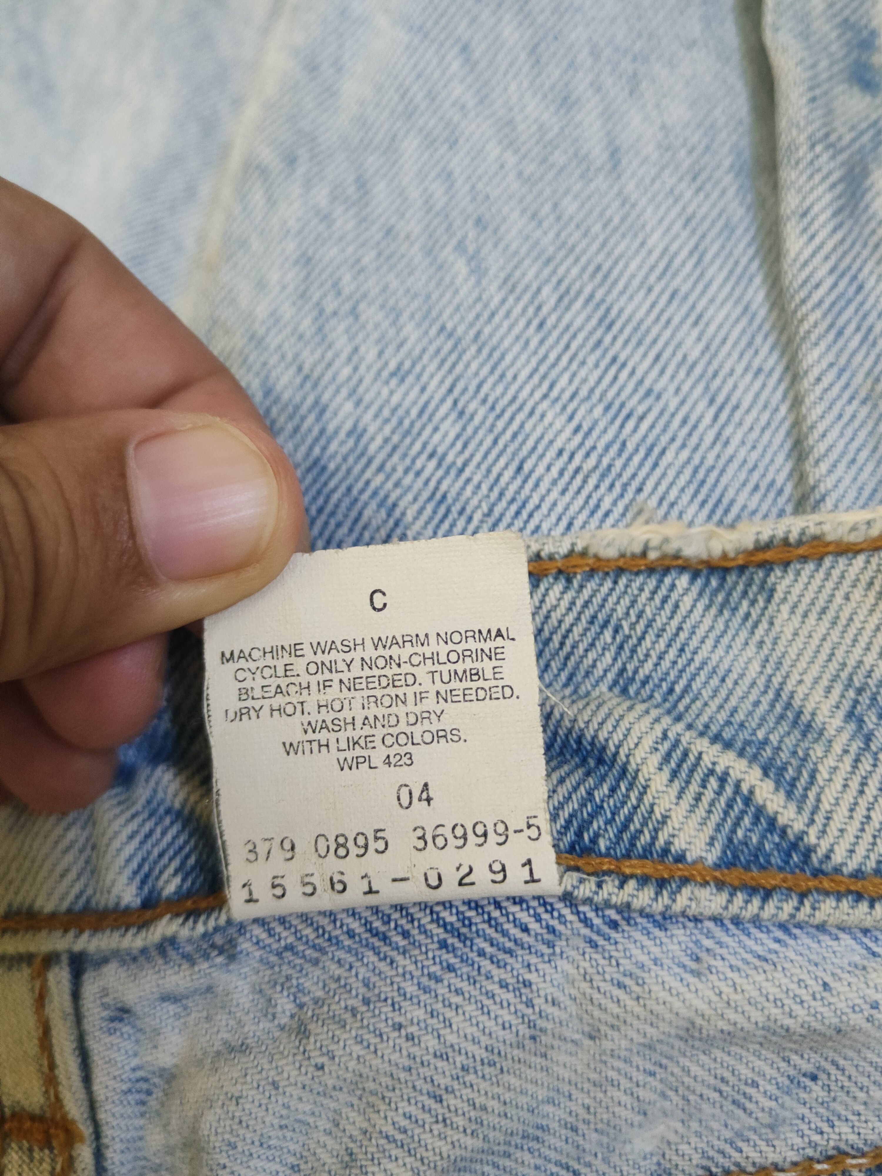 Levi's DL 561 Levi's Blue Distressed Ripped Jeans #46-810 Size US 28 / EU 44 - 17 Thumbnail