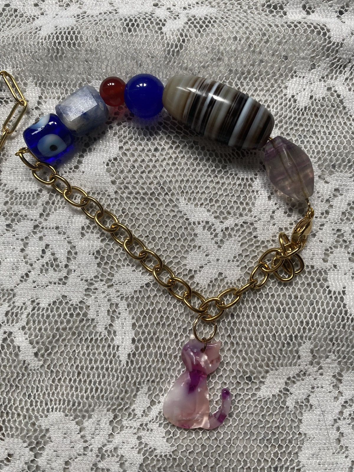 Other Gem stone hand made bracelet Size ONE SIZE - 18 Thumbnail