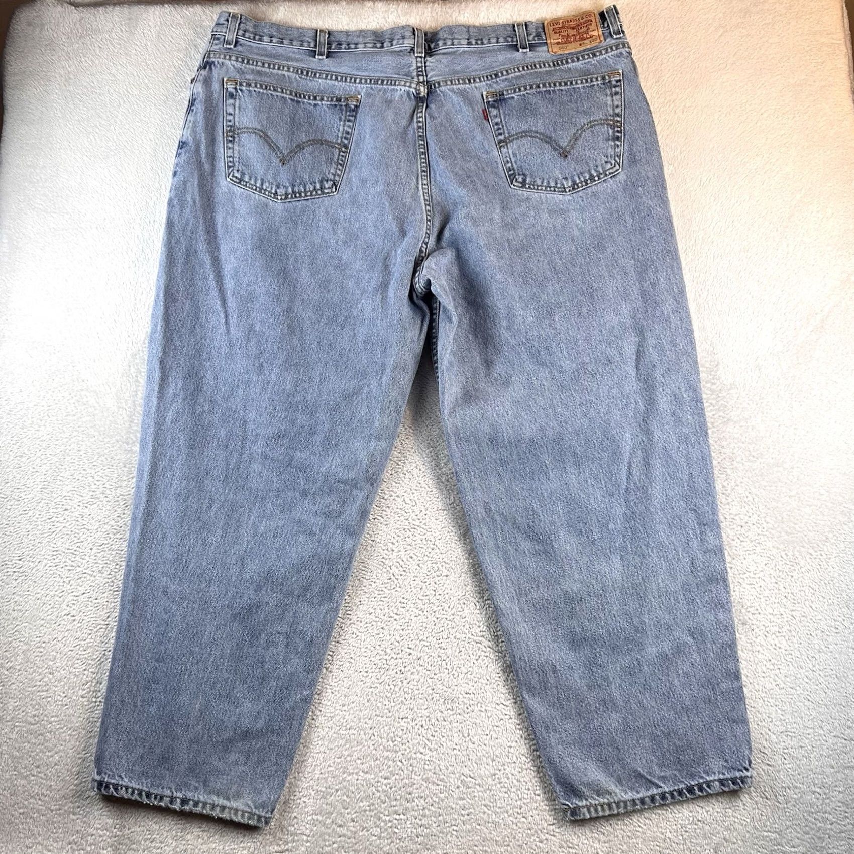 Levi's Levi's 560 Jeans Men 48x30 Blue Comfort Fit Tapered Denim 5-Pocket Size 48 Big & Tall Size US 32 / EU 48 - 2 Thumbnail