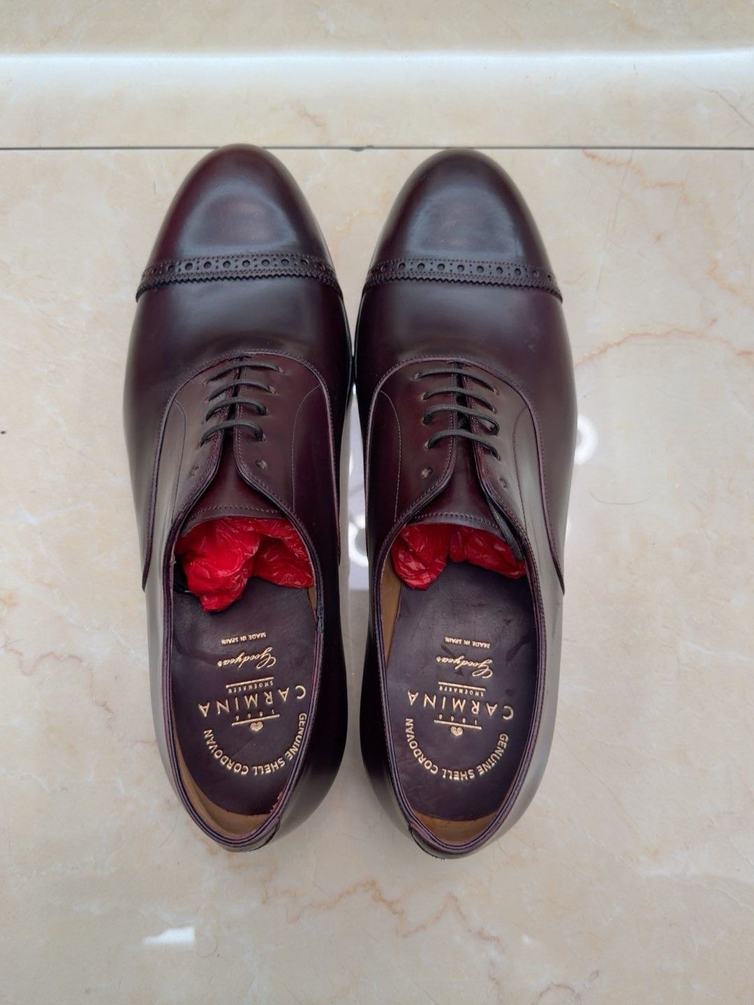 Carmina Carmina Cordovan Leather Shoes Size US 11.5 / EU 44-45 - 1 Thumbnail