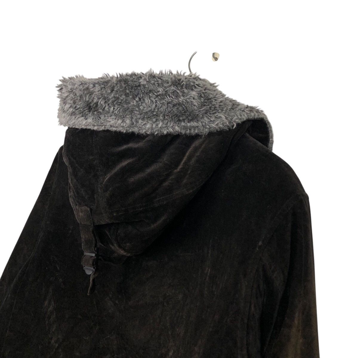 Japanese Brand BEAMS Shaggy Fleece Hood Parka — Soft-Touch Velvet Shell Size US M / EU 48-50 / 2 - 11 Thumbnail