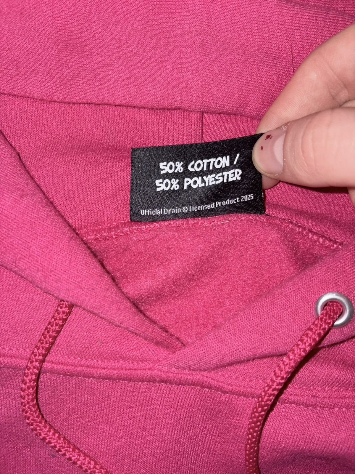 Drain Gang ACI DRAIN PINK MARTYR HOODIE Size US L / EU 52-54 / 3 - 5 Thumbnail