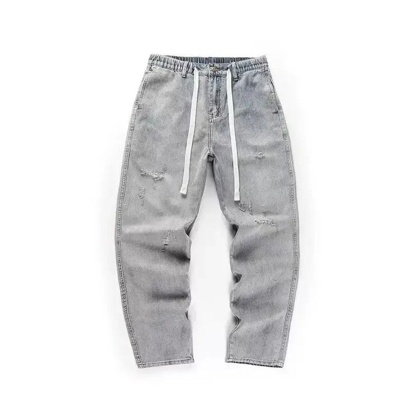 Japanese Brand Vintage high street loose ripped jeans Size US 32 / EU 48 - 6 Thumbnail