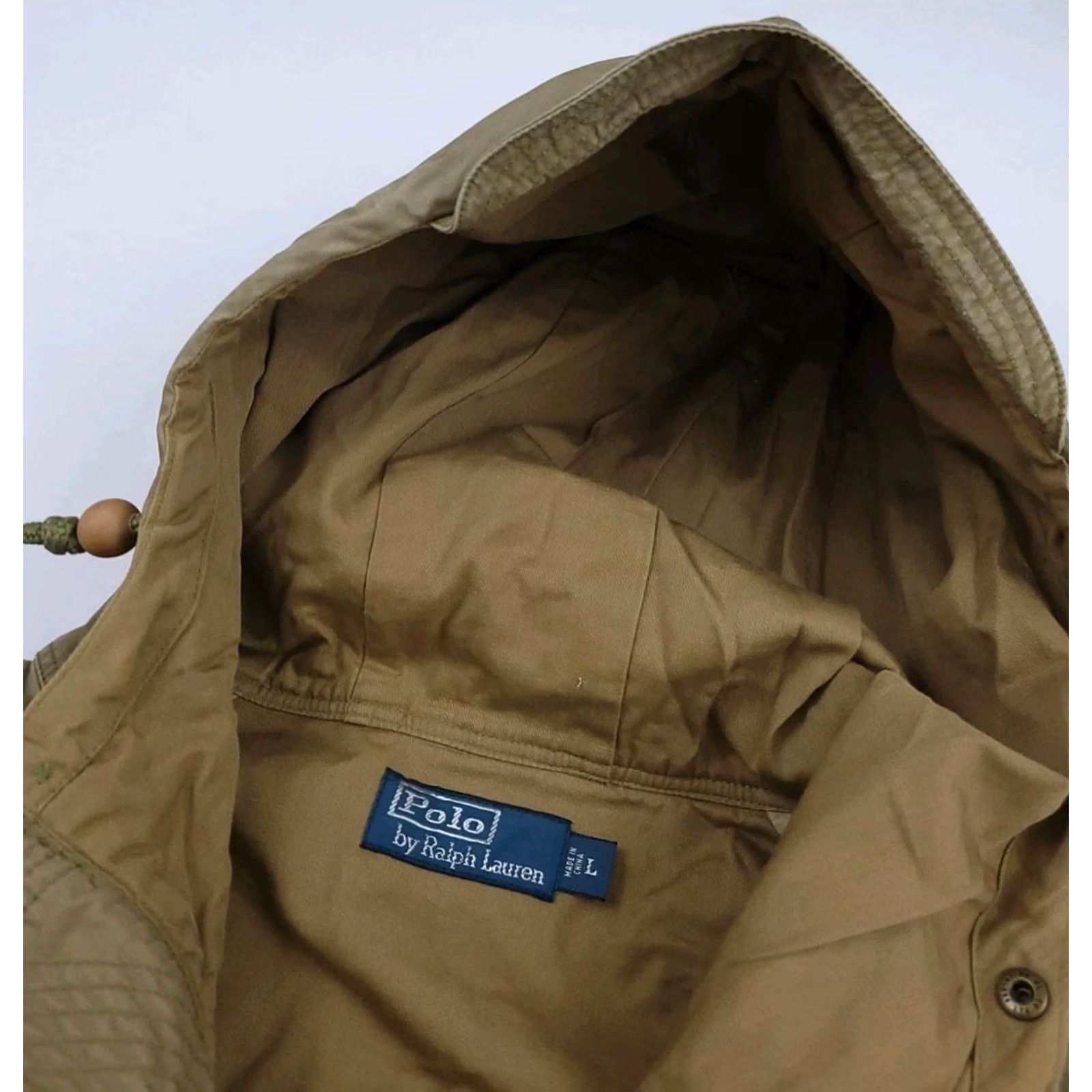 Polo Ralph Lauren Vintage Polo Ralph Lauren Utility Parka Jacket Rare Tan Tech Field Outdoors RL Size US L / EU 52-54 / 3 - 4 Thumbnail