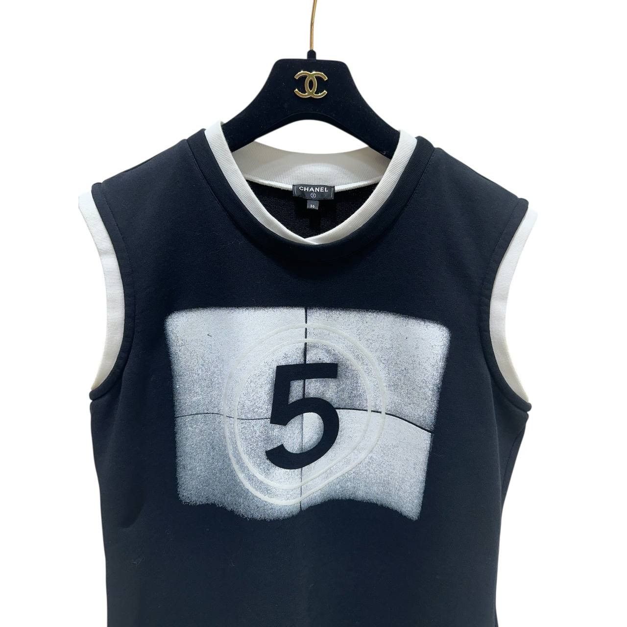Chanel CHANEL No.5 Print Tank 2021 Runway Top Size 36 Size XS / US 0-2 / IT 36-38 - 3 Thumbnail