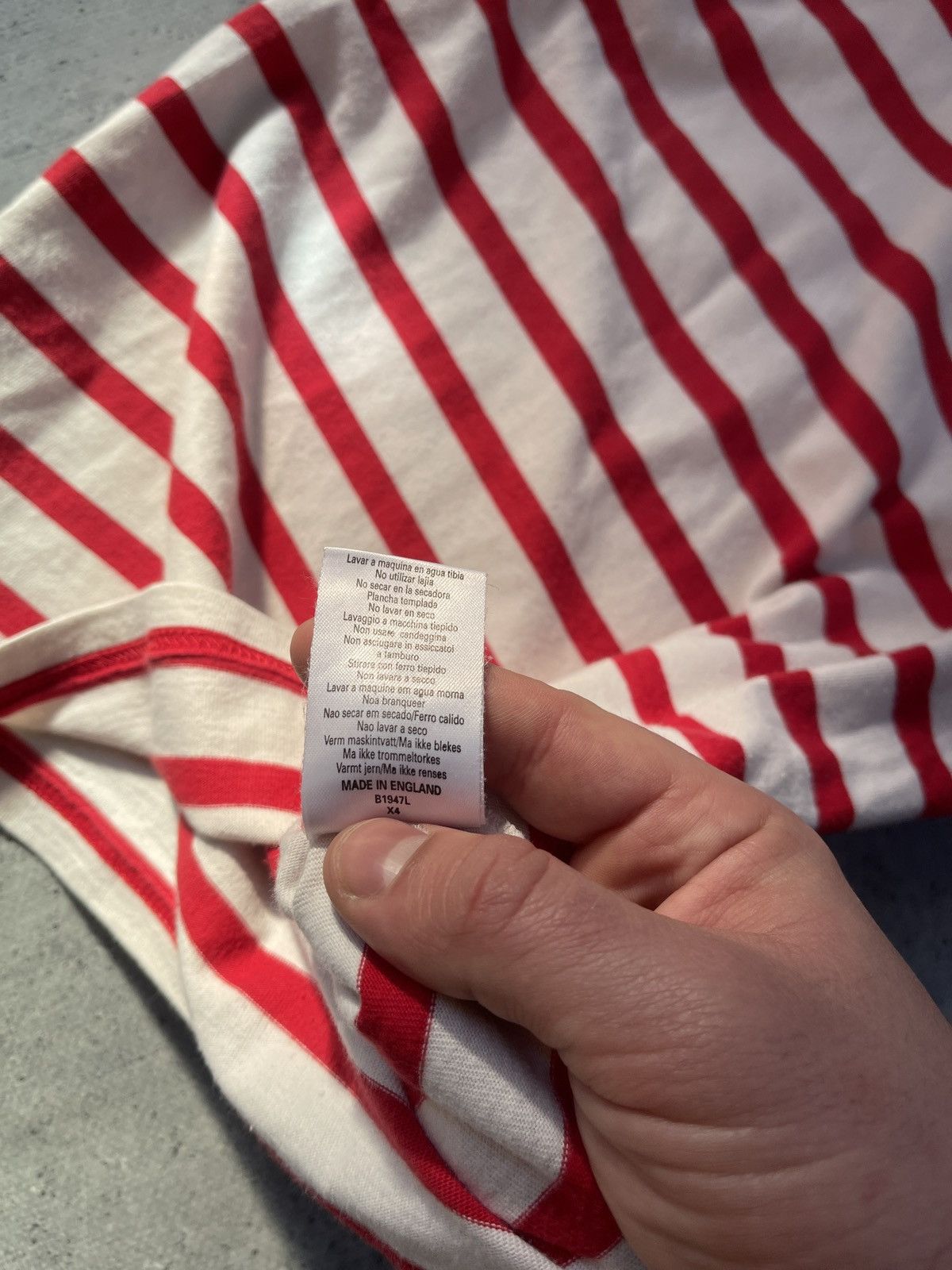 Burberry × Vintage Burberry’s Vintage Striped Long Sleeve Size S / US 4 / IT 40 - 6 Thumbnail