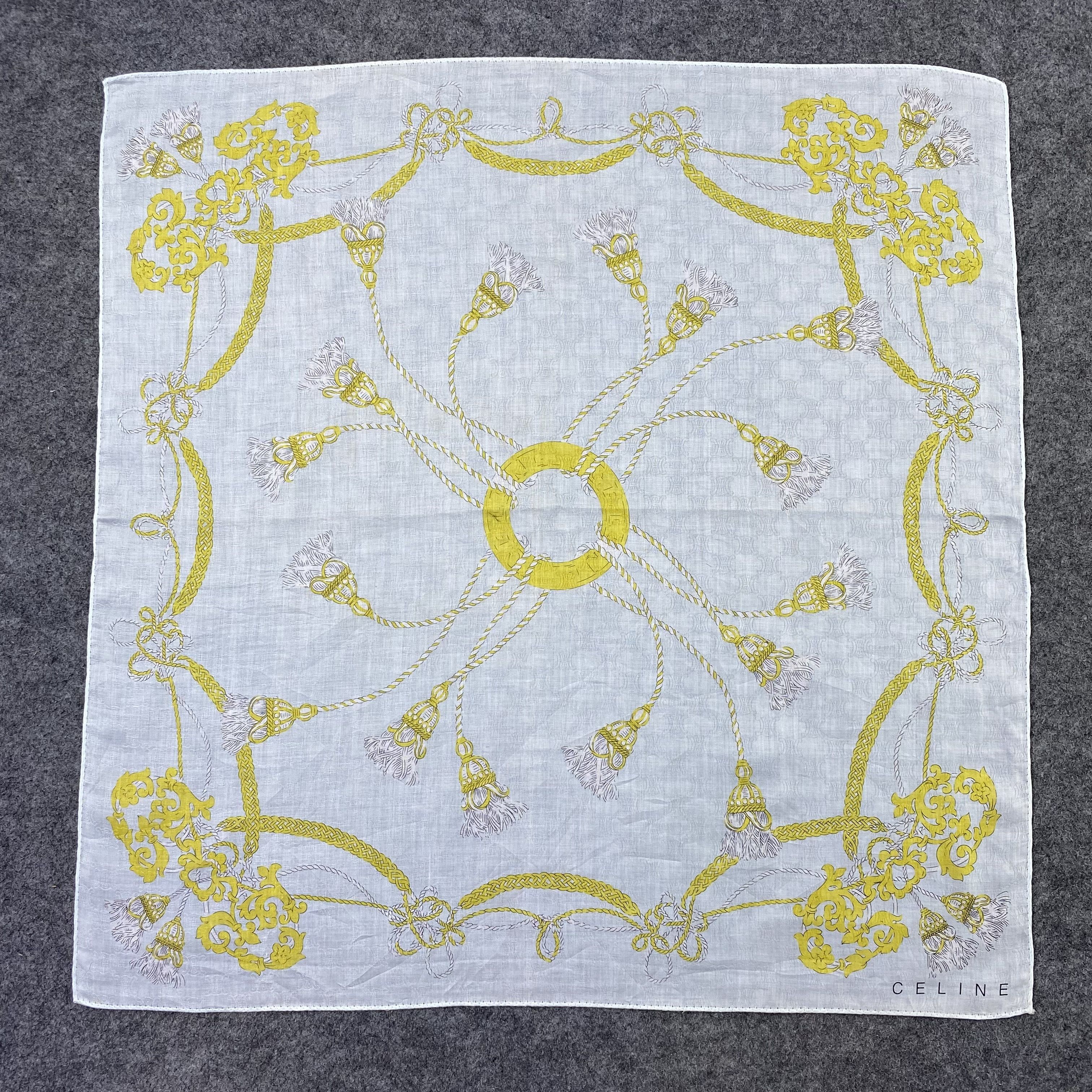 Celine Celine Handkerchief Neckerchief Bandana-B1766 Size ONE SIZE - 3 Thumbnail