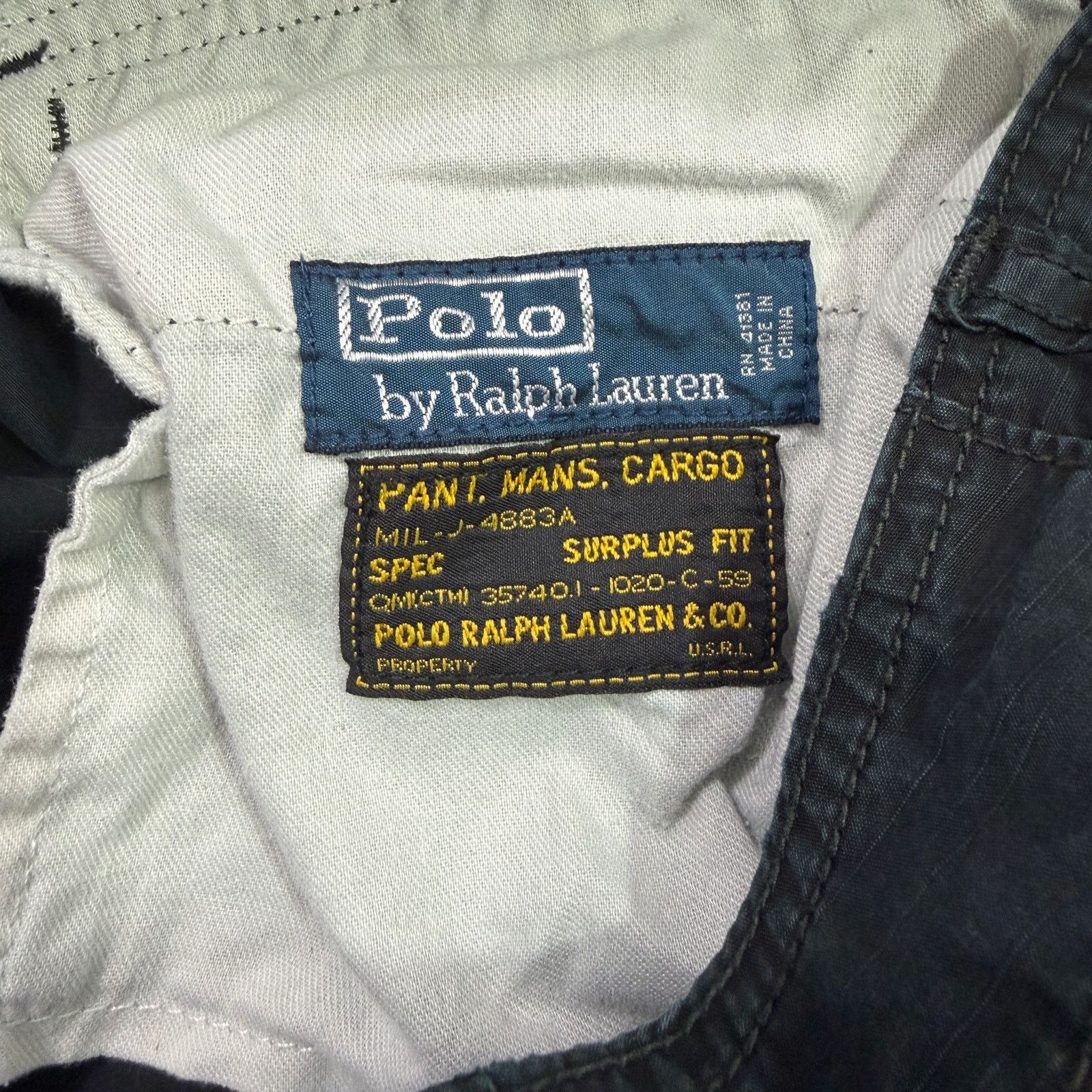 Polo Ralph Lauren Vintage Polo Ralph Lauren Utility Cargo Pants Men's 40x30 Size US 40 / EU 56 - 4 Thumbnail