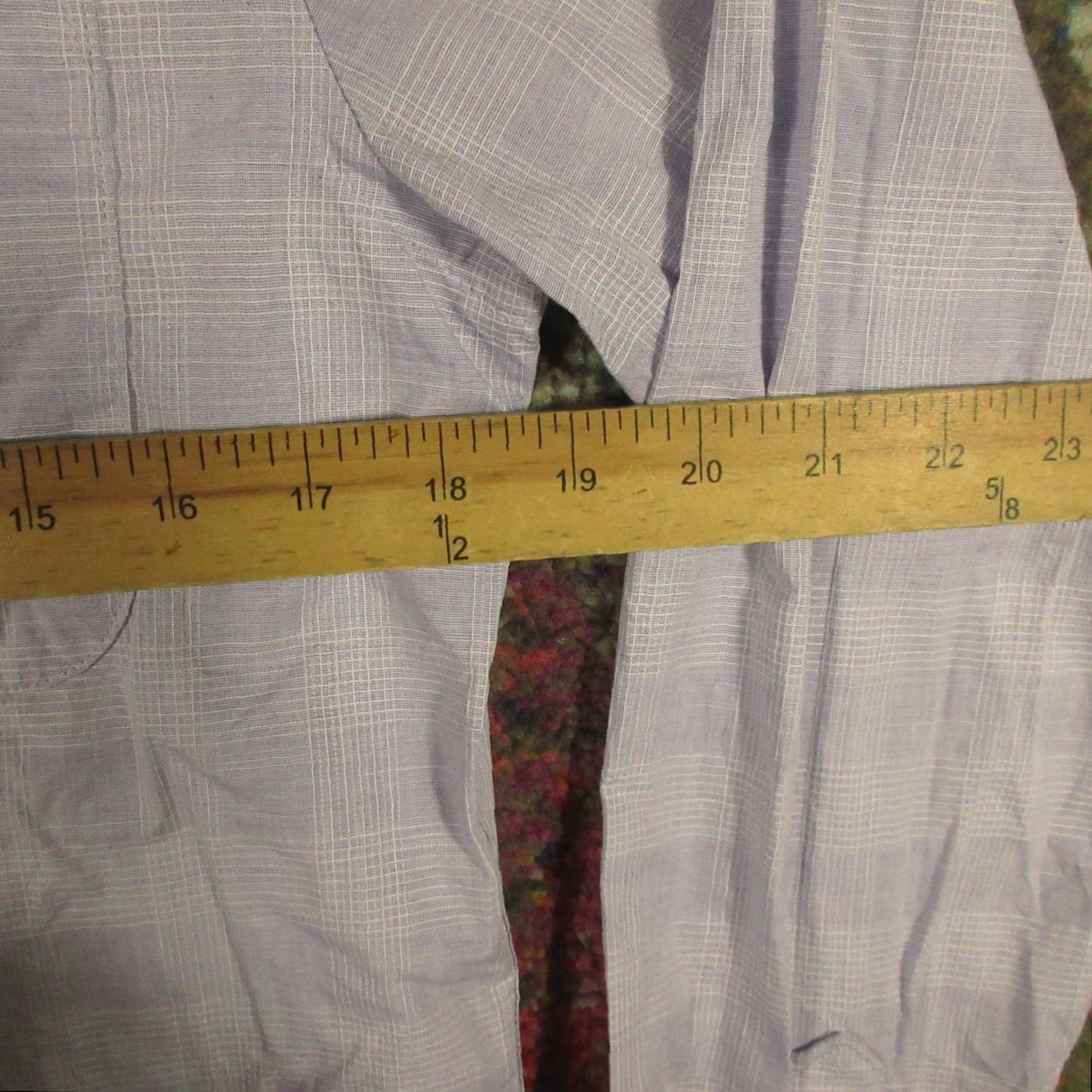 Vintage Naked & Famous Shirt Mens M Blue White Stripe Button Down Denim Cotton Casual Vintage: No Size US M / EU 48-50 / 2 - 7 Thumbnail