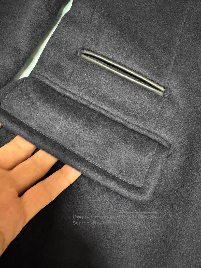 Hermes Hermes Cashmere Greatcoat, 100% Cashmere, Collar with Leat Size US M / EU 48-50 / 2 - 8 Thumbnail