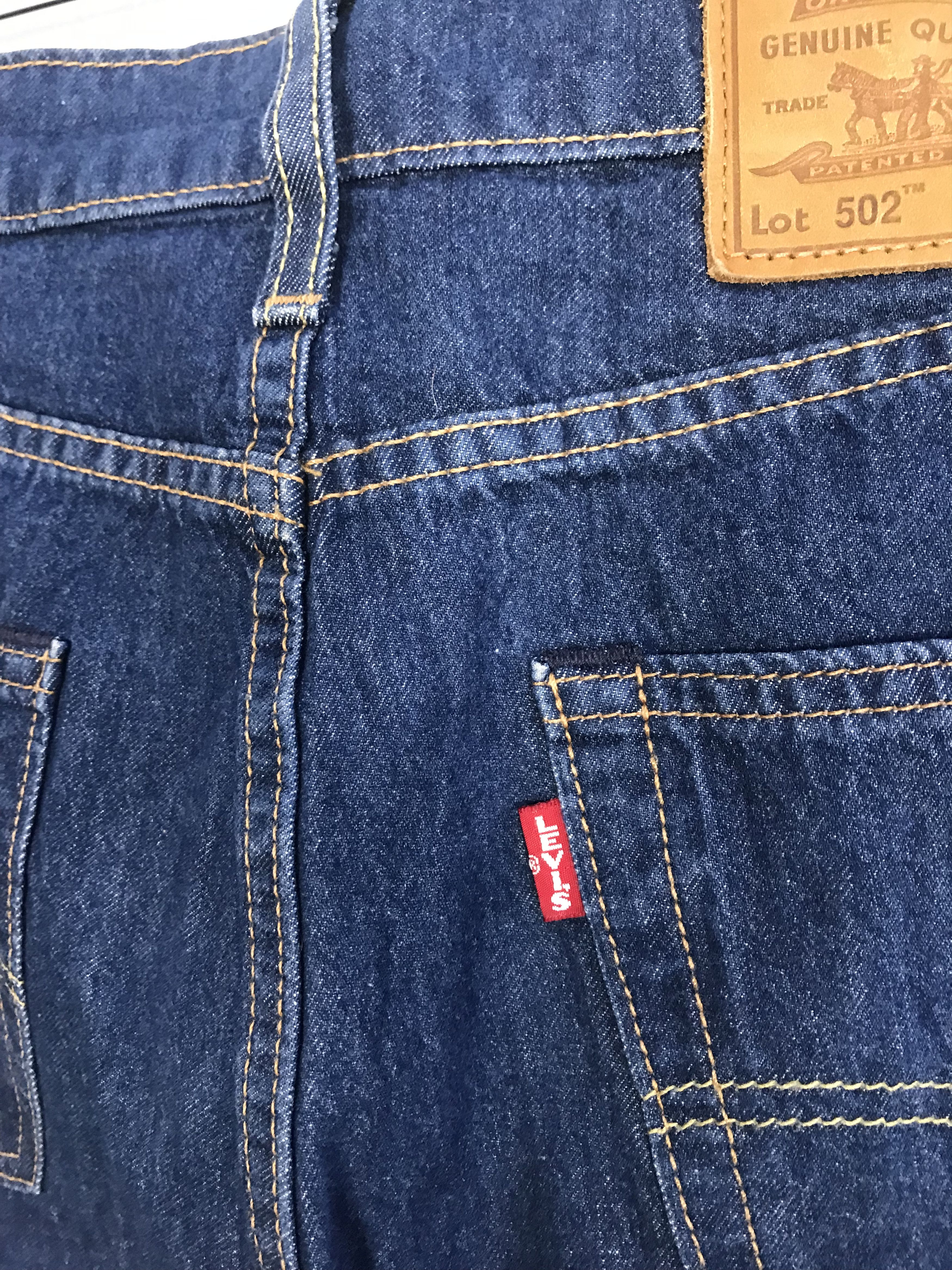 Levi's Levi’s Strauss Premium Lot 502 Big E Denim Jeans Dark Blue Size US 30 / EU 46 - 6 Thumbnail