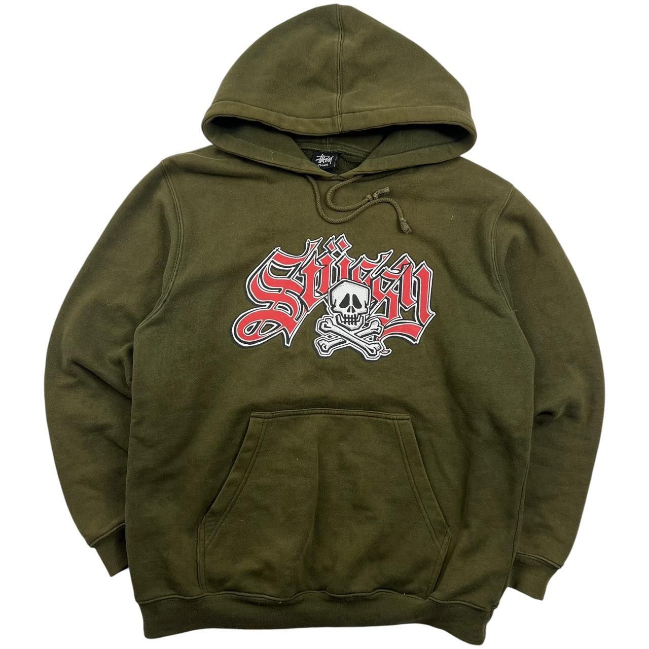 Stussy Vintage 2000s Stussy Gothic Font Skull Hoodie - Small Size US S / EU 44-46 / 1 - 1 Thumbnail