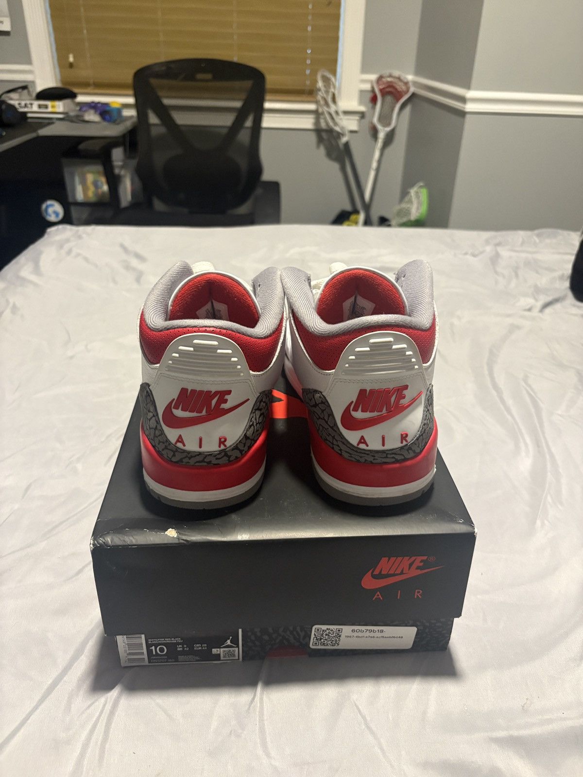 Nike Air jordan 3 Fire Red Size US 10 / EU 43 - 5 Thumbnail