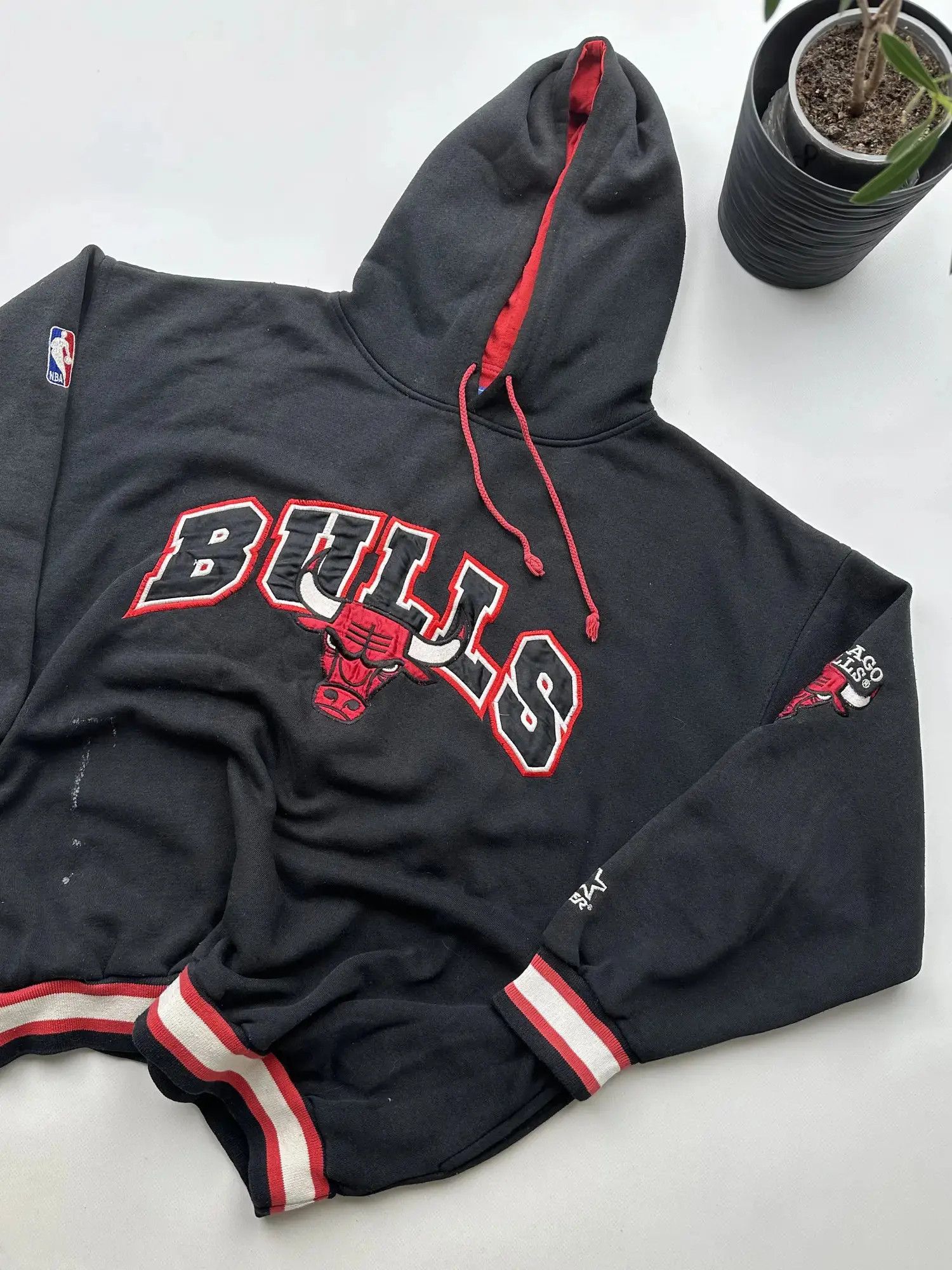 NBA Chicago Bulls NBA Starter Vintage Hoodie (92) Size US L / EU 52-54 / 3 - 3 Thumbnail
