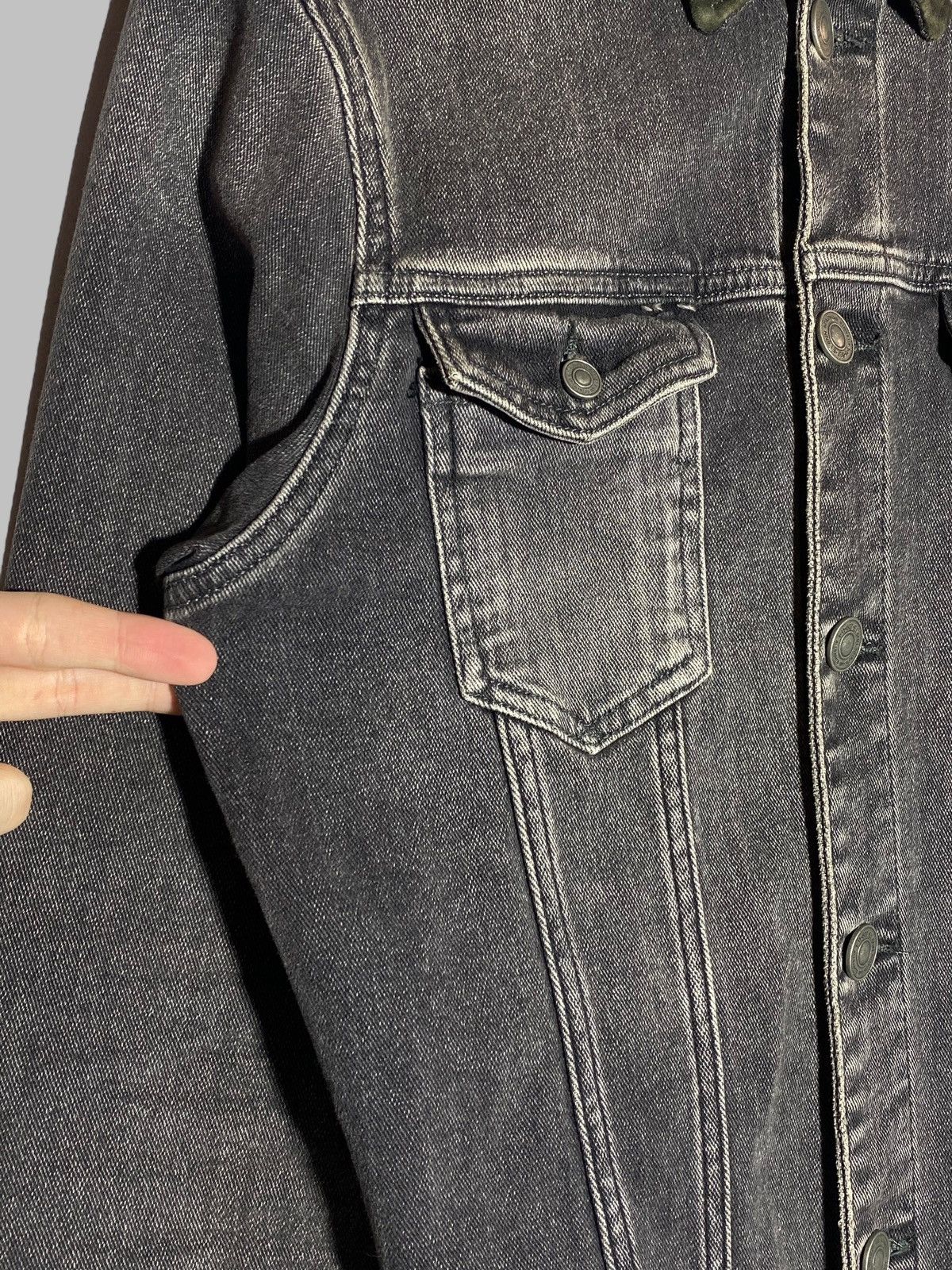 Allsaints All Saints Creagan Denim Jacket Suede Collar Size US S / EU 44-46 / 1 - 4 Thumbnail