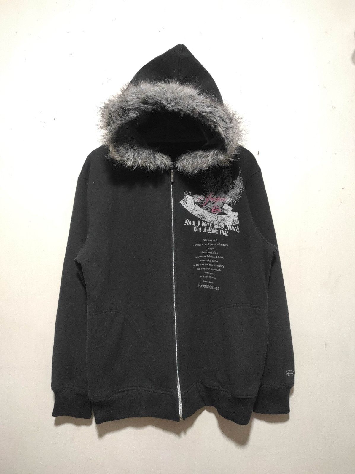 Japanese Brand Impala poem zip fur hoodie ifsix LGB style Size US L / EU 52-54 / 3 - 3 Thumbnail
