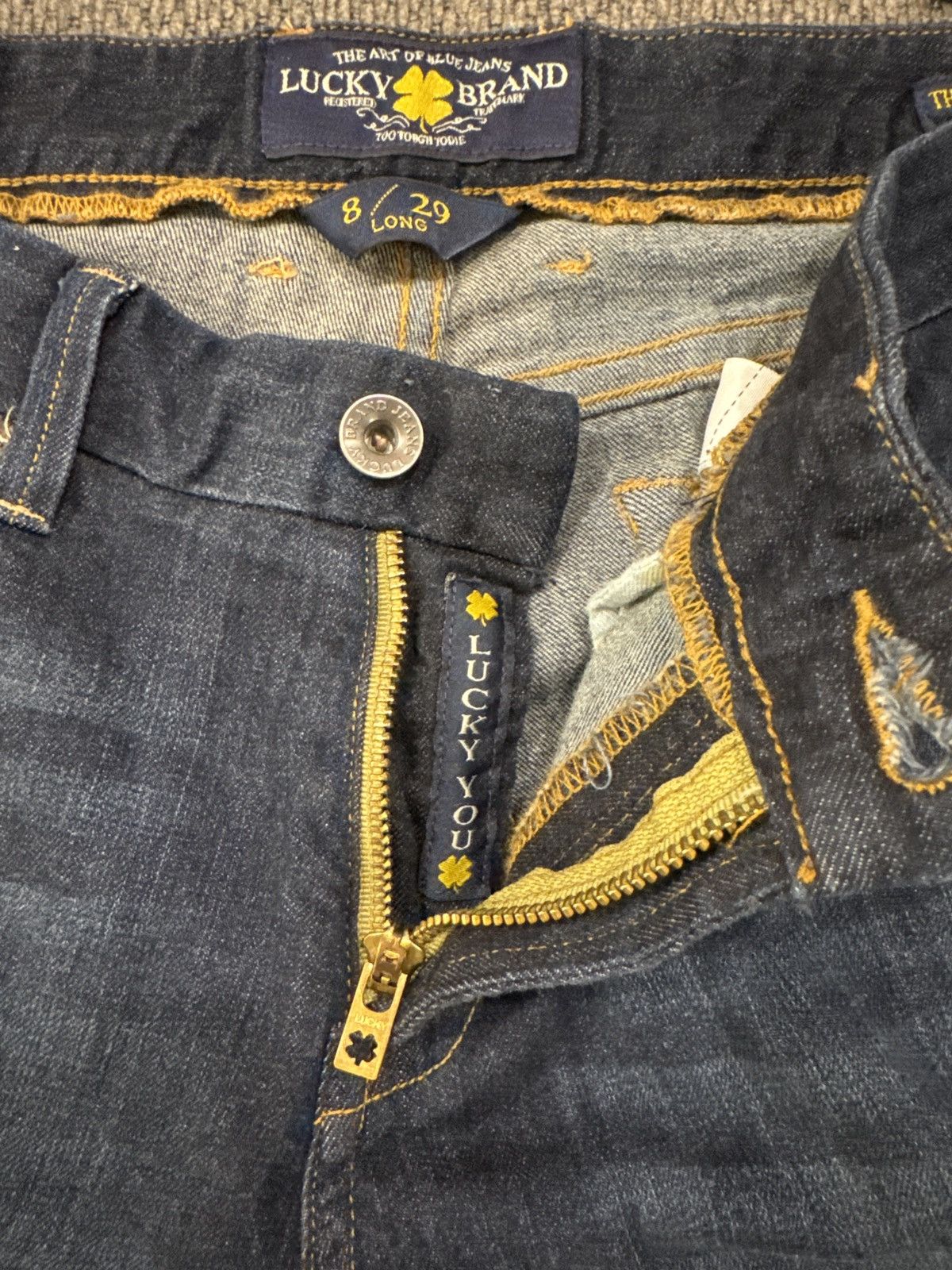 Lucky Brand Lucky Brand Lucky You Zipper Blue Denim Jeans RN 80318 Size US 30 / EU 46 - 1 Thumbnail