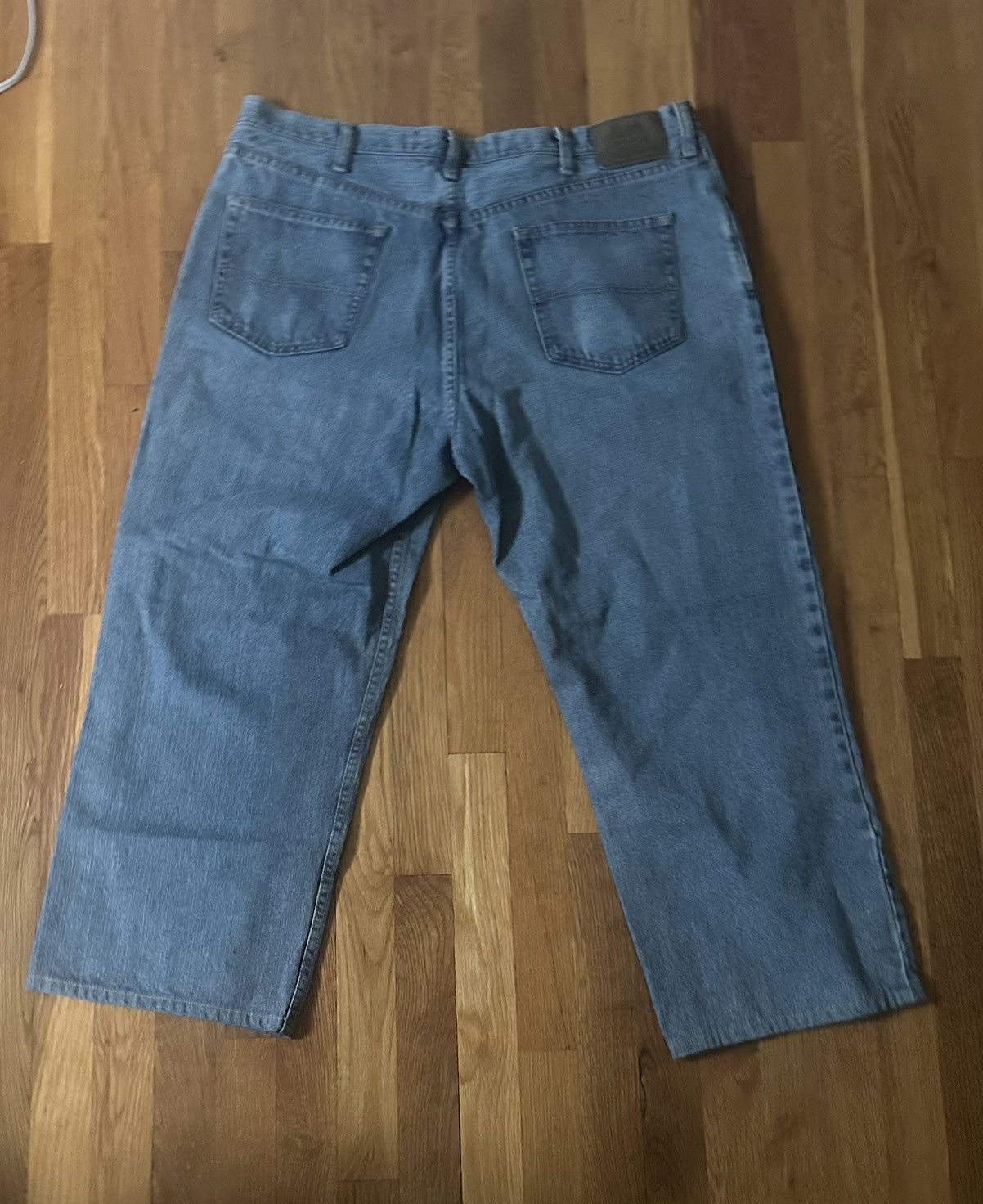 Lee × Vintage Vintage 1990 Premium Lee Straight Wide Leg light wash 40x30 Size US 40 / EU 56 - 3 Thumbnail