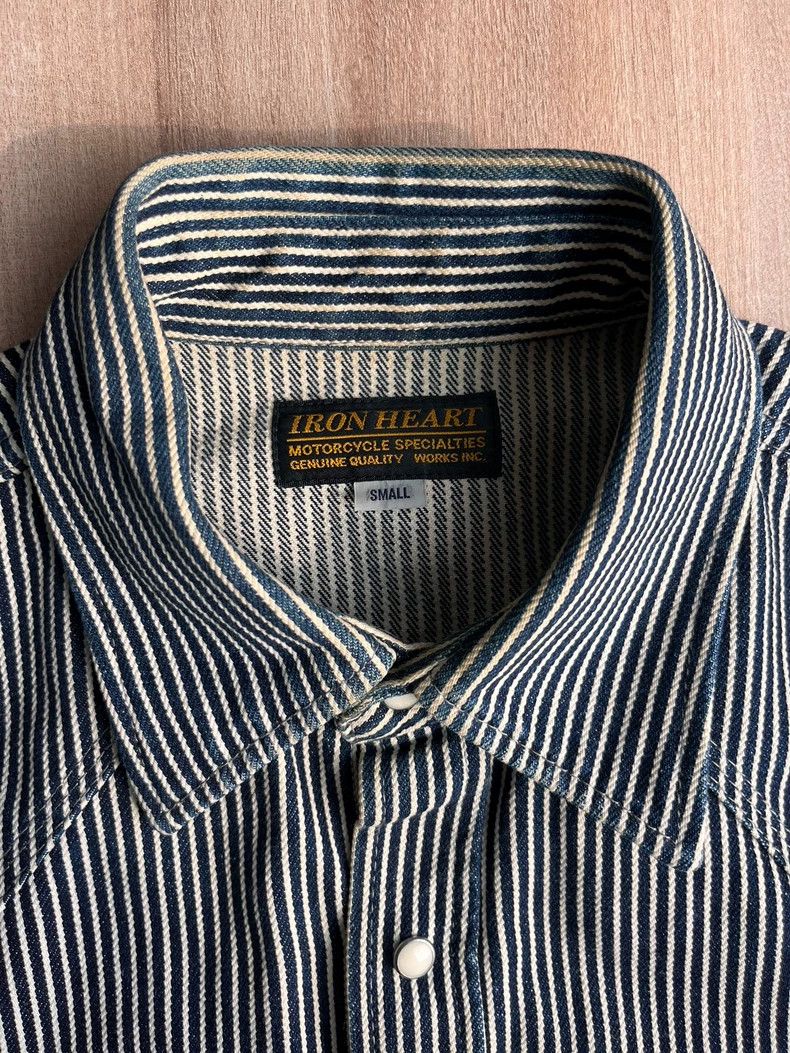 Iron Heart Iron Heart heavy weight 21oz striped shirt Size US S / EU 44-46 / 1 - 6 Thumbnail