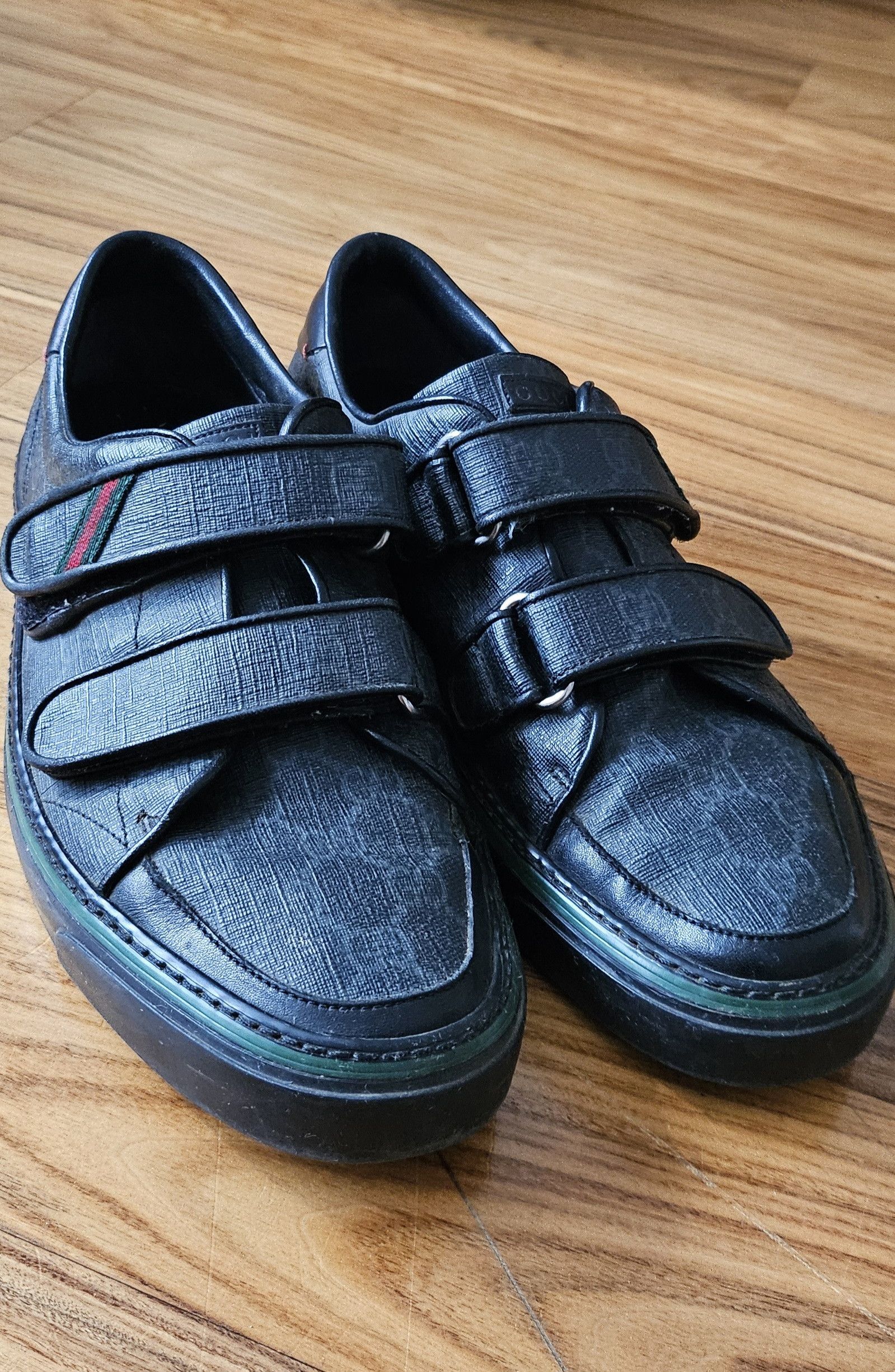 Gucci Men's Gucci Double Strap Sneakers 9.5 UK /10.5 US Size US 10.5 / EU 43-44 - 9 Thumbnail
