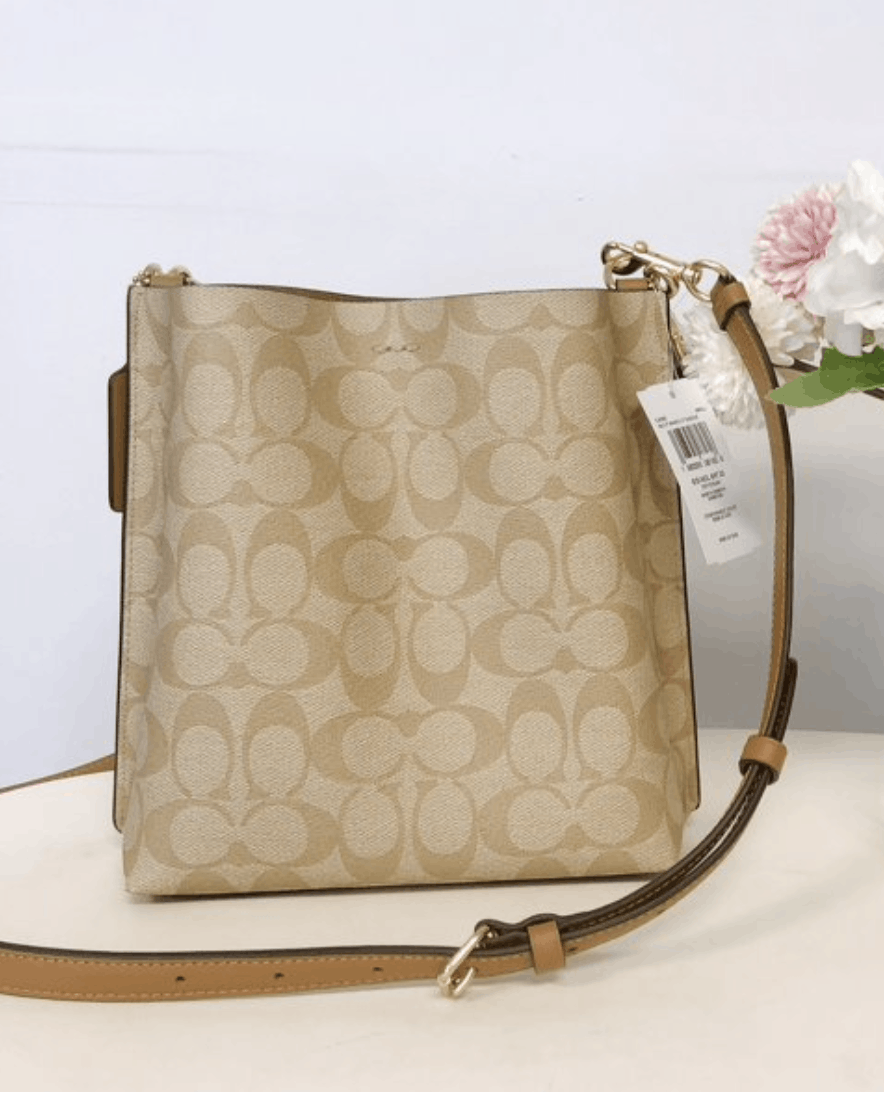 Coach COACH Mollie Bucket Bag 22 In Signature Canvas Bag CA582 Size ONE SIZE - 2 Thumbnail