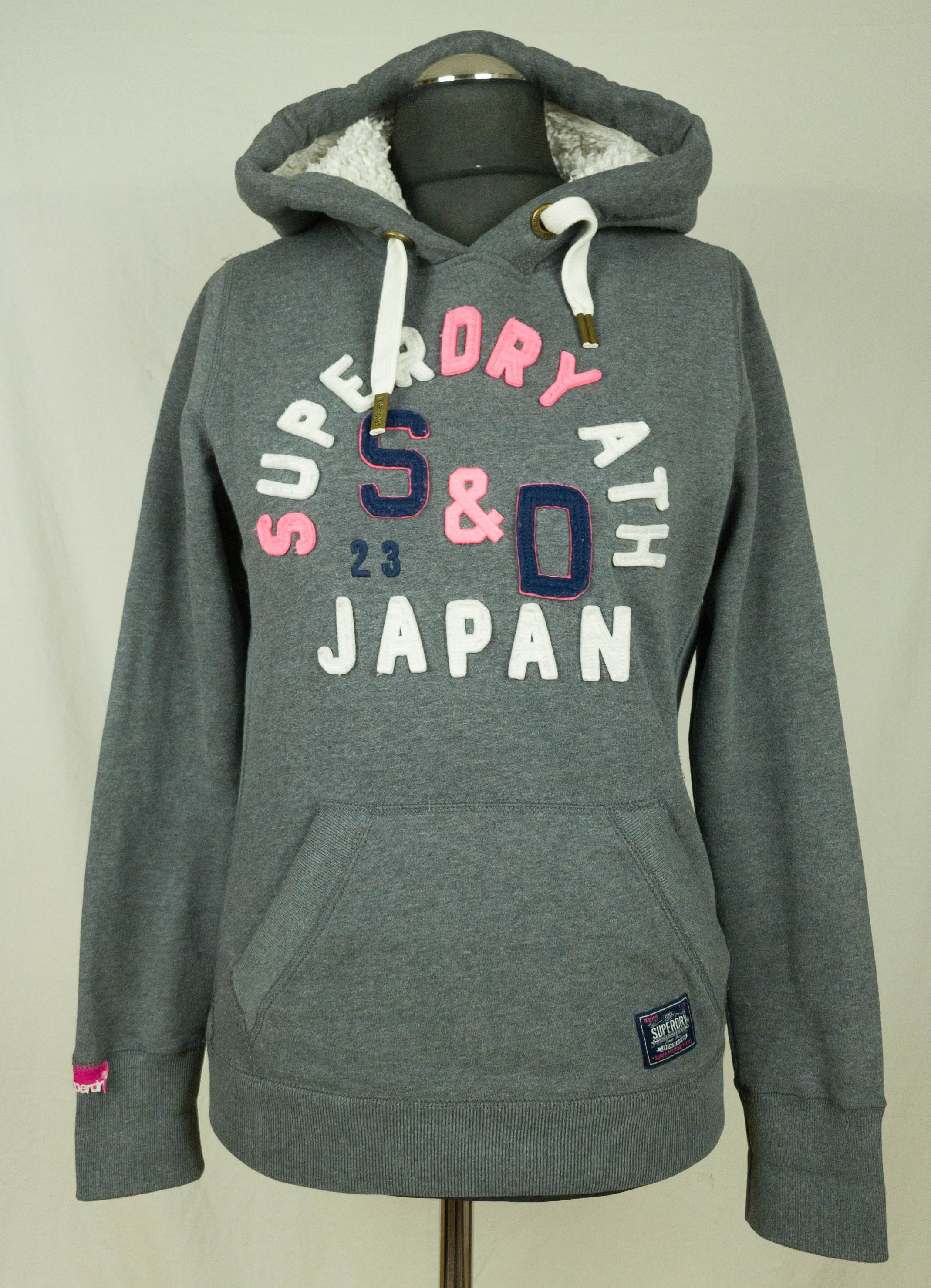 Superdry Superdry hoody cotton polyester size M-L ( LABEL L ) vgc Size L / US 10 / IT 46 - 1 Thumbnail
