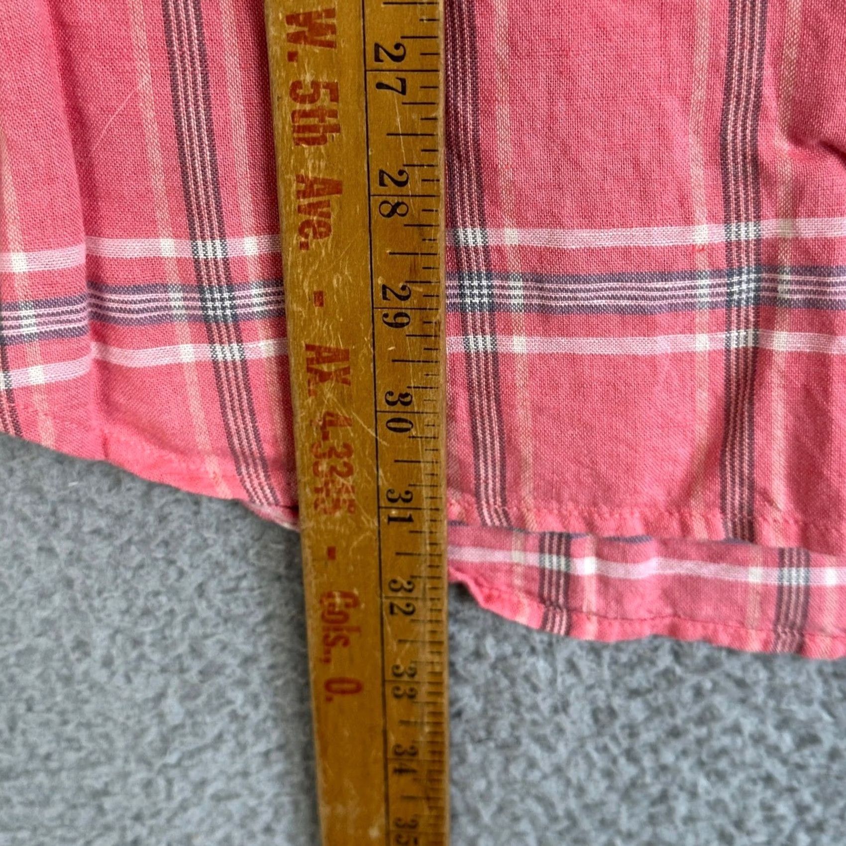 Gap GAP Shirt Mens XL Pink Blue Linen Blend Button Up Plaid Casual Long Sleeve EUC Size US XL / EU 56 / 4 - 7 Thumbnail