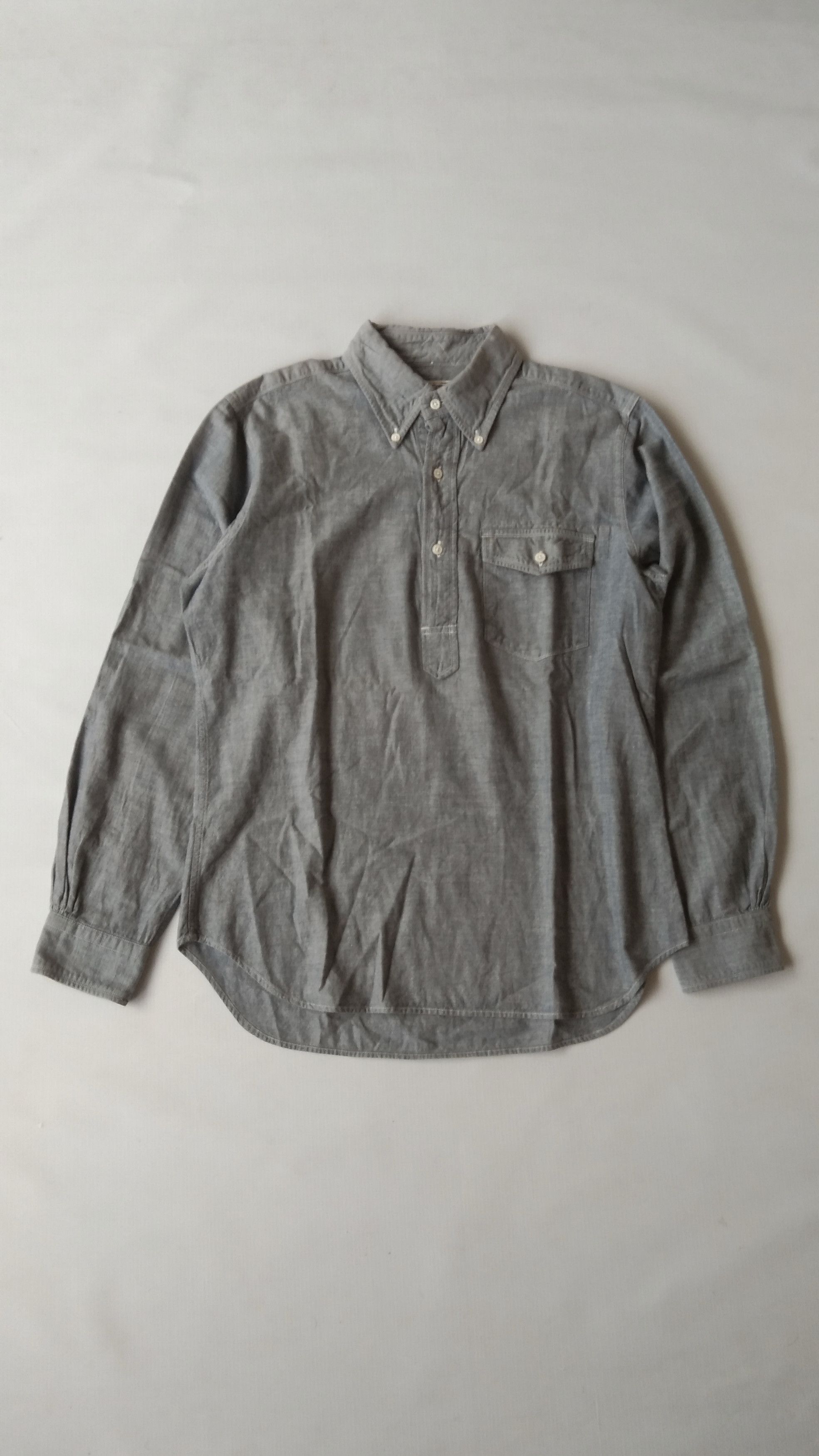 Japanese Brand Blue corn shirt Size US M / EU 48-50 / 2 - 1 Thumbnail