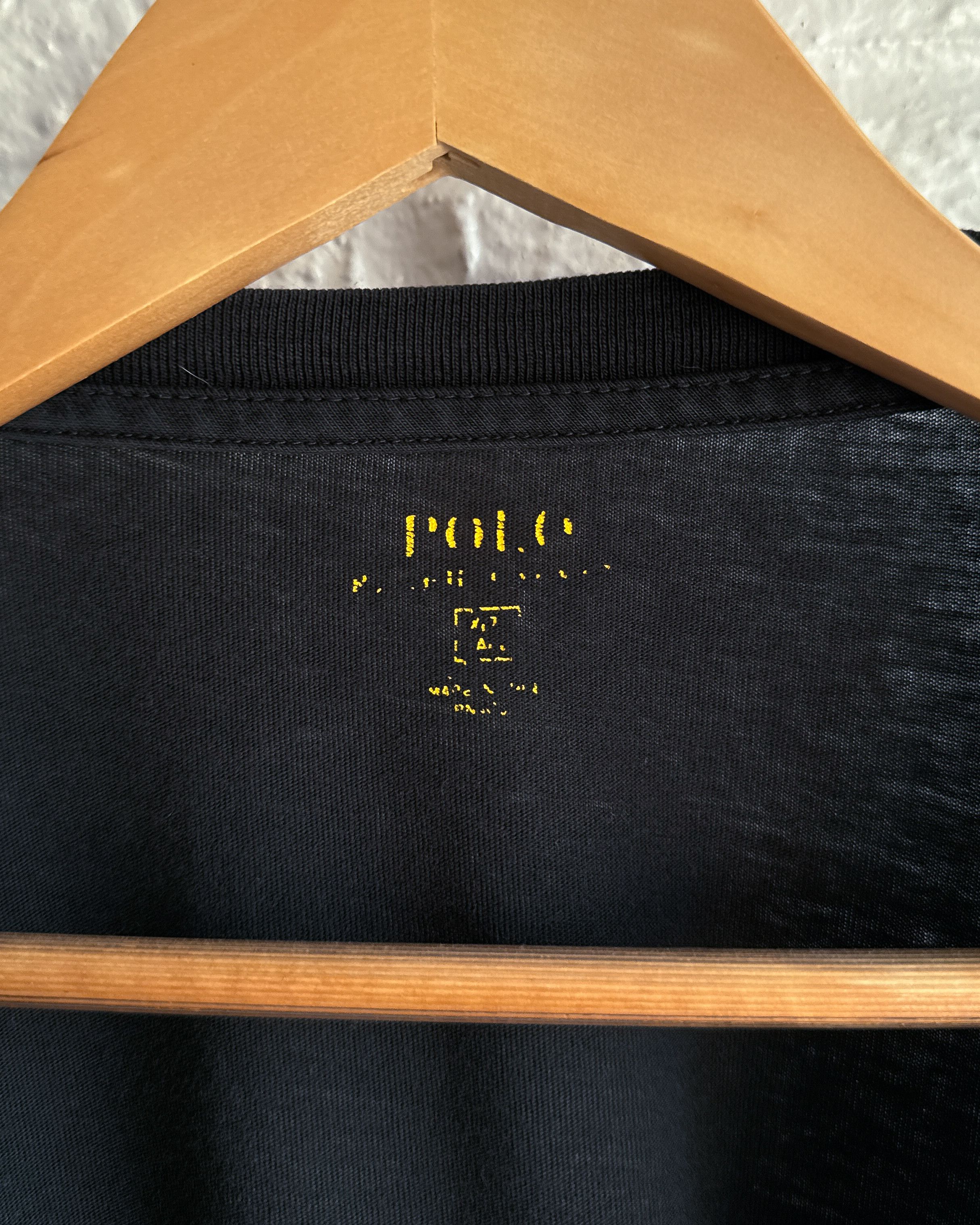 Polo Ralph Lauren Polo Ralph Lauren Black Pocket T Shirt Long Sleeve Men's 2XL Size US XXL / EU 58 / 5 - 4 Thumbnail