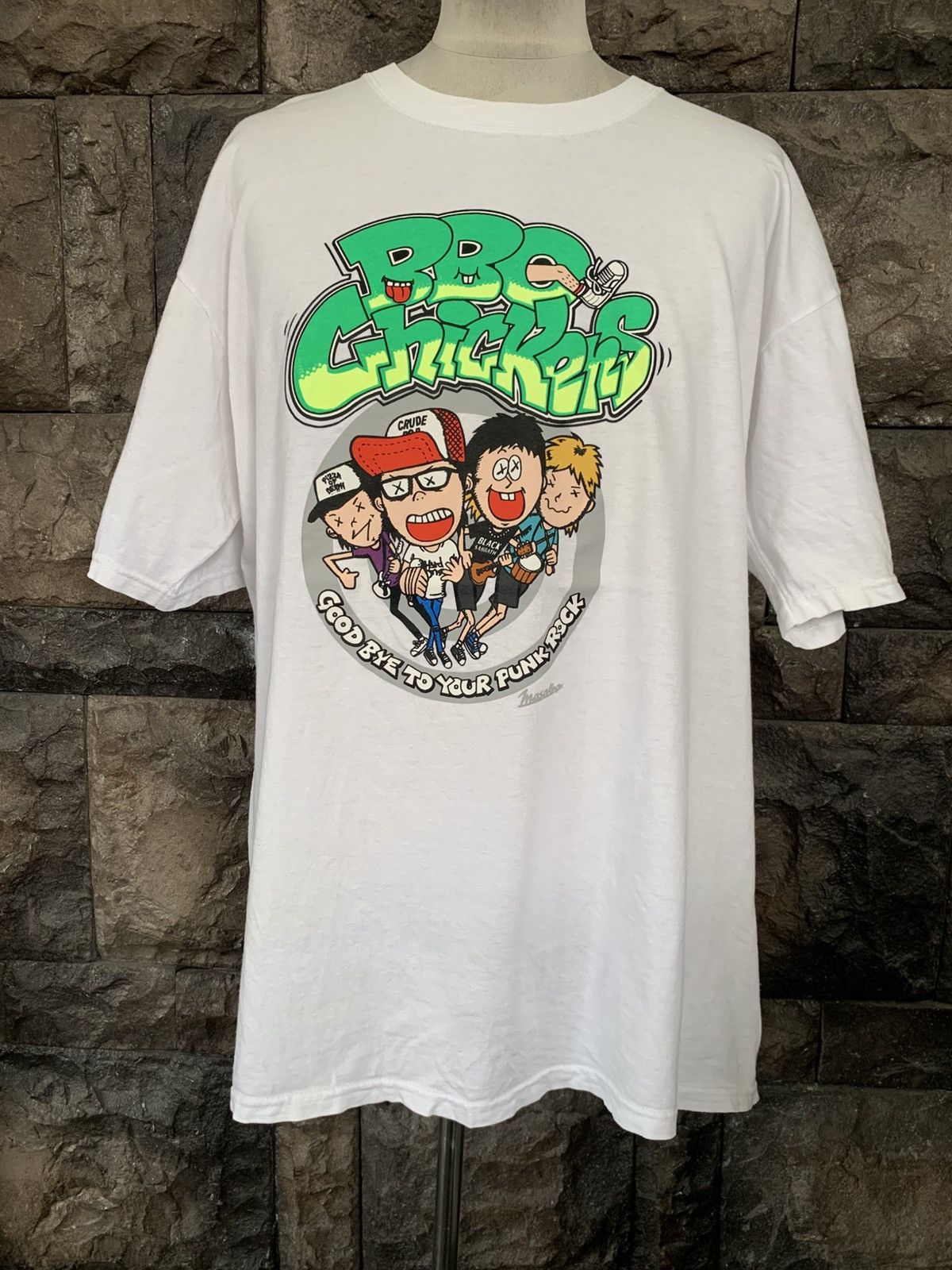 Vintage BBQ Chickens Pizza Of Death Records Band T shirt