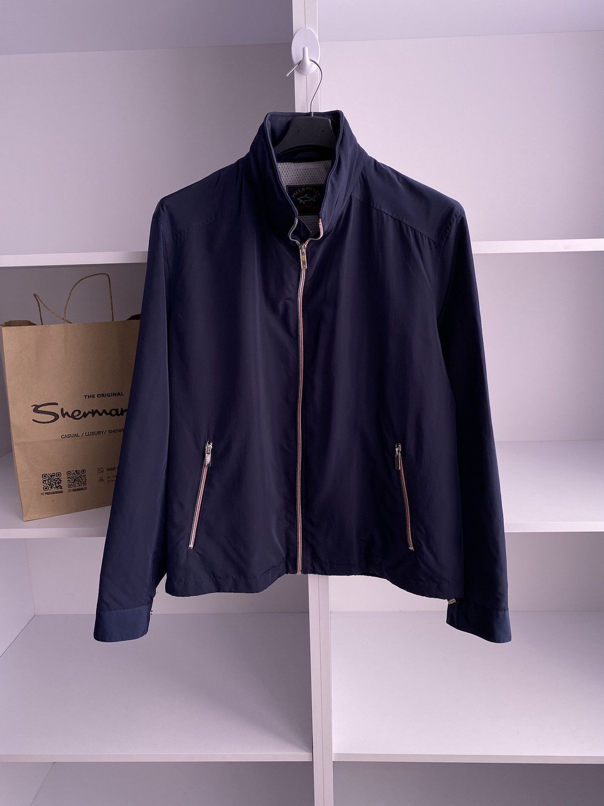 Paul & Shark × Vintage Paul & Shark Jacket Outdoors Yachting Windbreaker Coat Mens Size US M / EU 48-50 / 2 - 2 Thumbnail