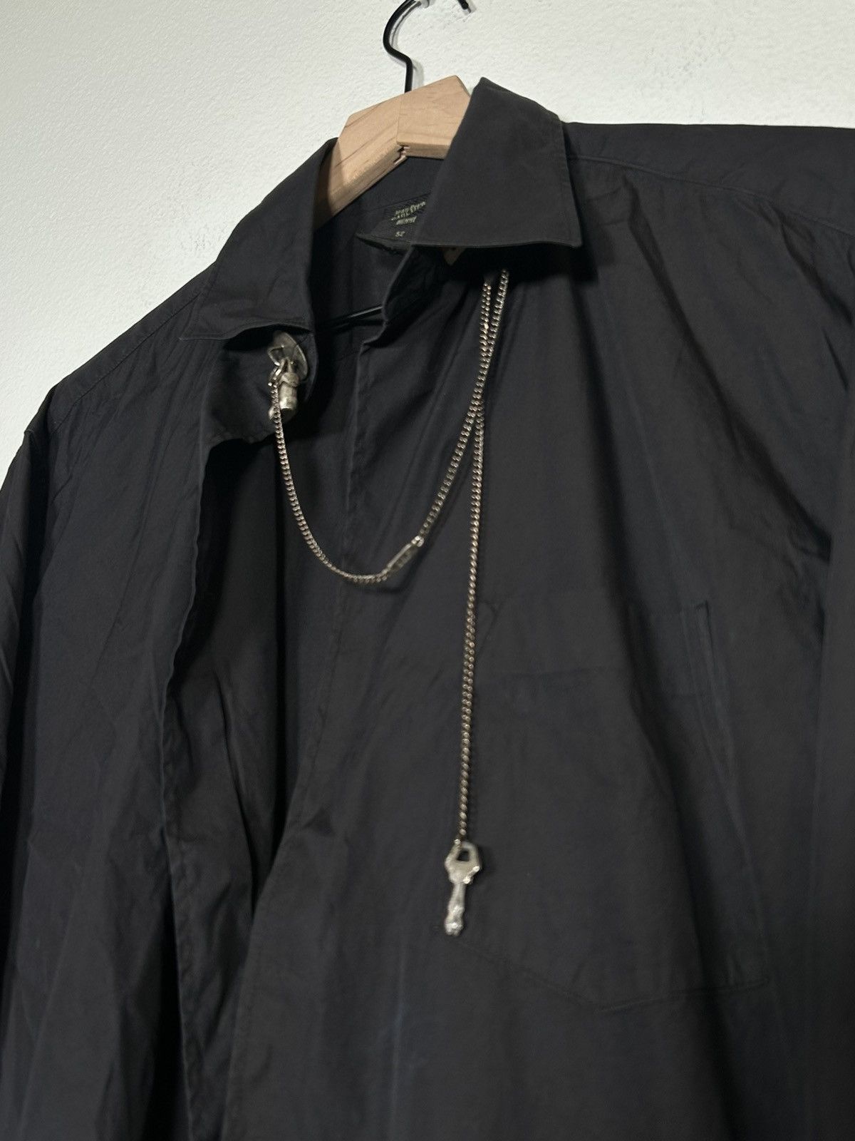 Jean Paul Gaultier Lock Bondage Drape Open front Button up Size US L / EU 52-54 / 3 - 3 Thumbnail