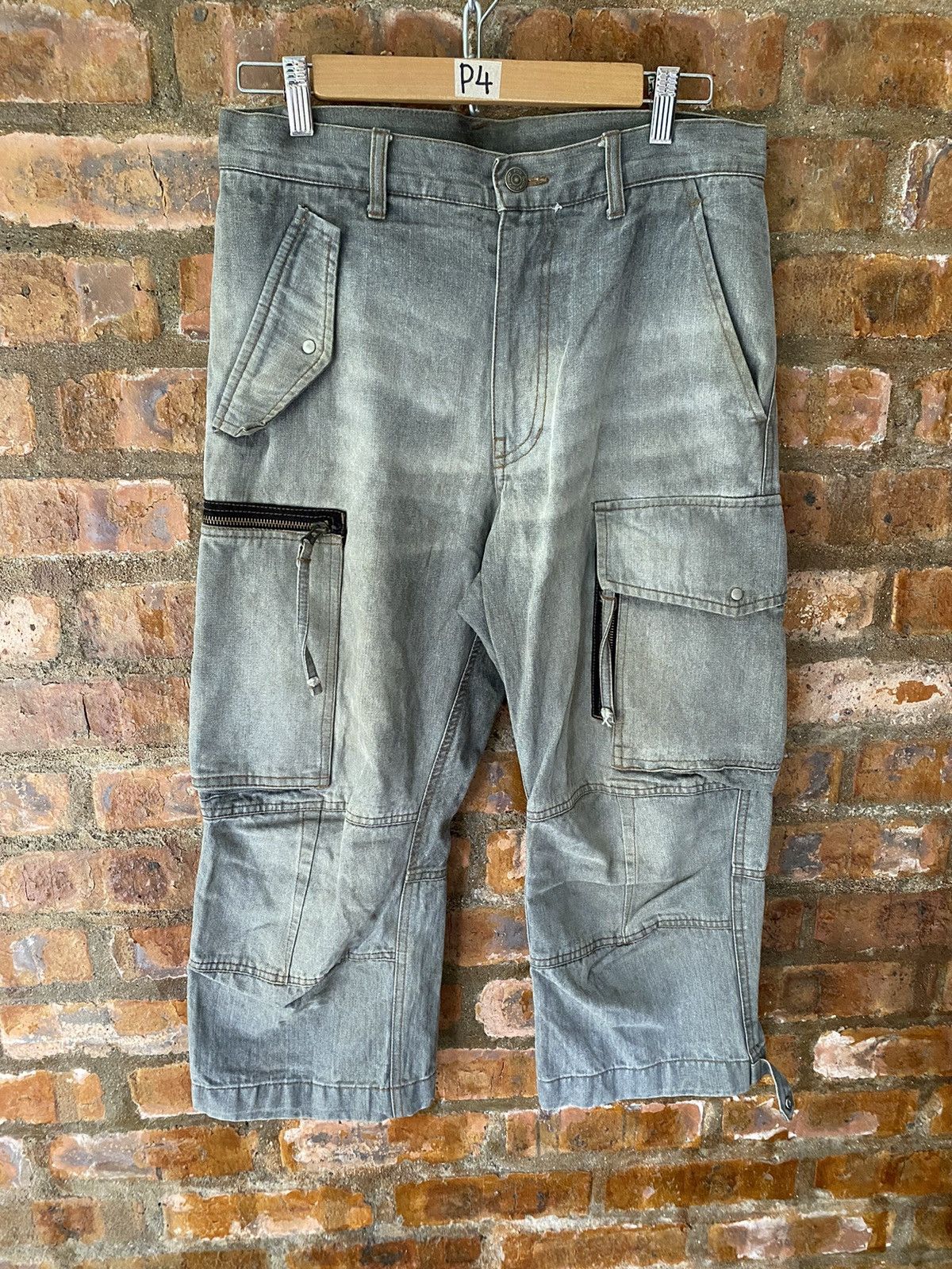 PPFM 2000s PPFM Multipocket cargos wide 3/4 pants Size US 32 / EU 48 - 2 Thumbnail