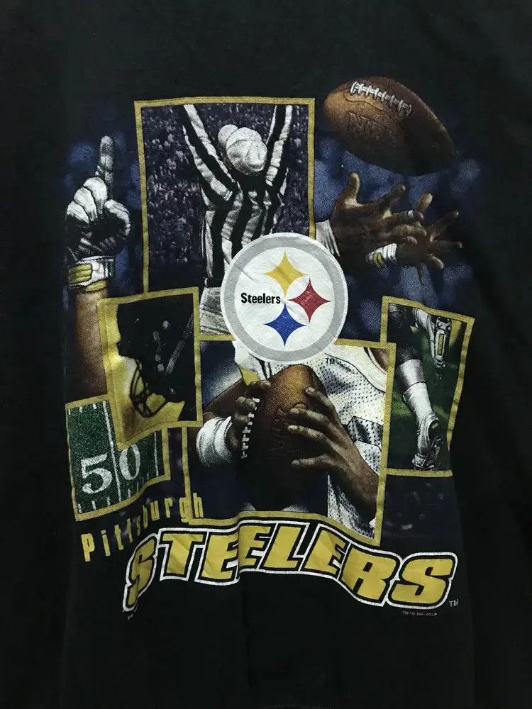 Nutmeg Vintage 90's Lee x Nutmeg Mills x NFLP Pittsburgh Steelers Size US XXL / EU 58 / 5 - 4 Thumbnail