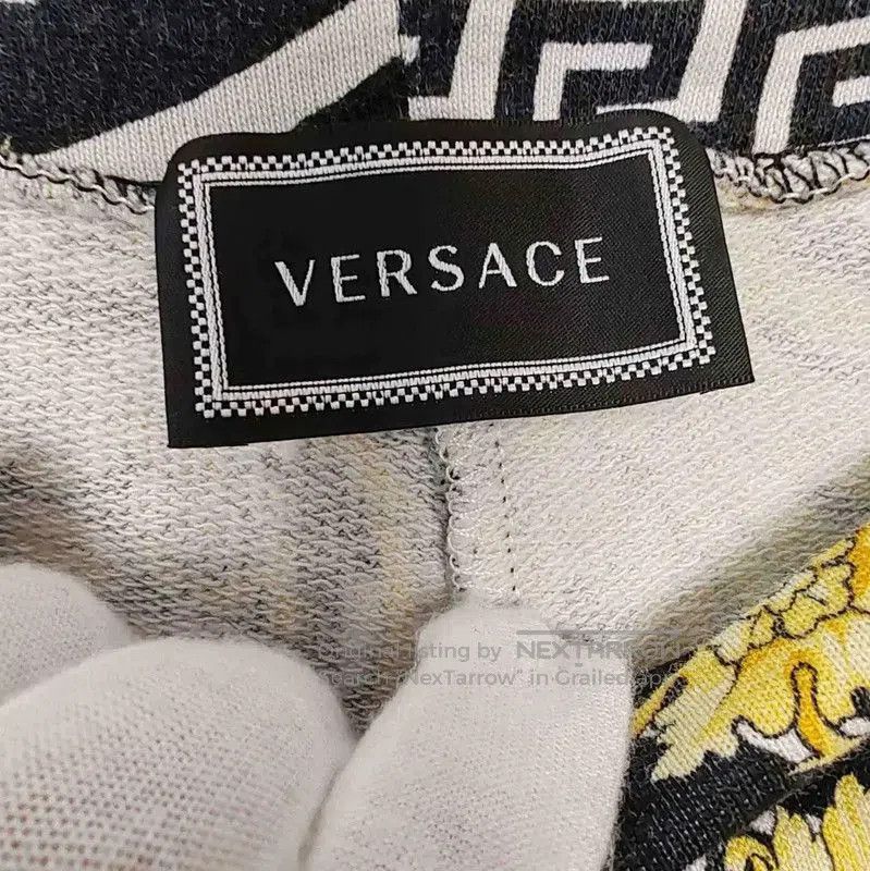 Versace Versace Black Cotton Casual Pants . Size 23" - 3 Thumbnail