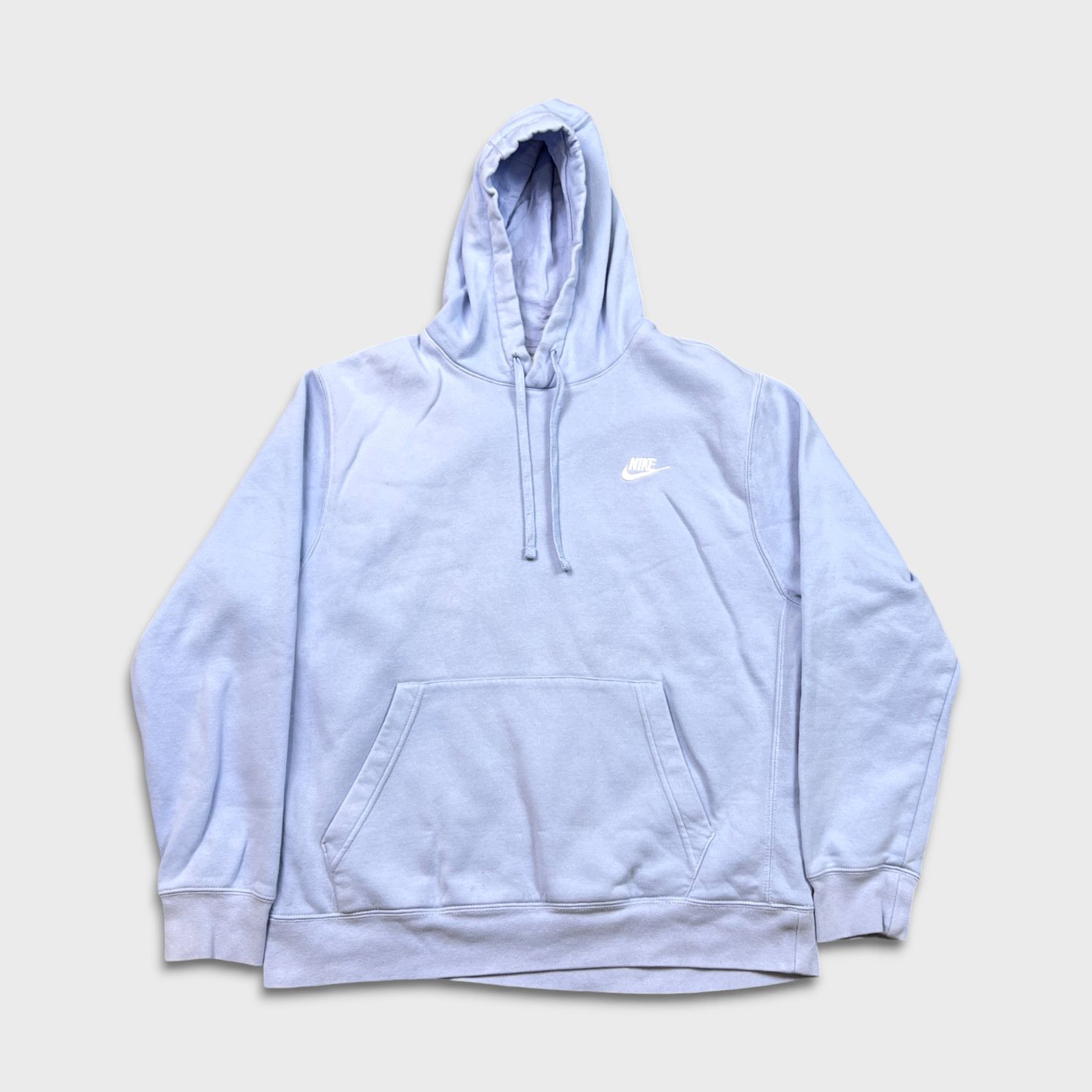 Nike × Vintage Nike Sportswear Hoodie Large Swoosh Fleece Pullover Hooded Size US L / EU 52-54 / 3 - 1 Thumbnail