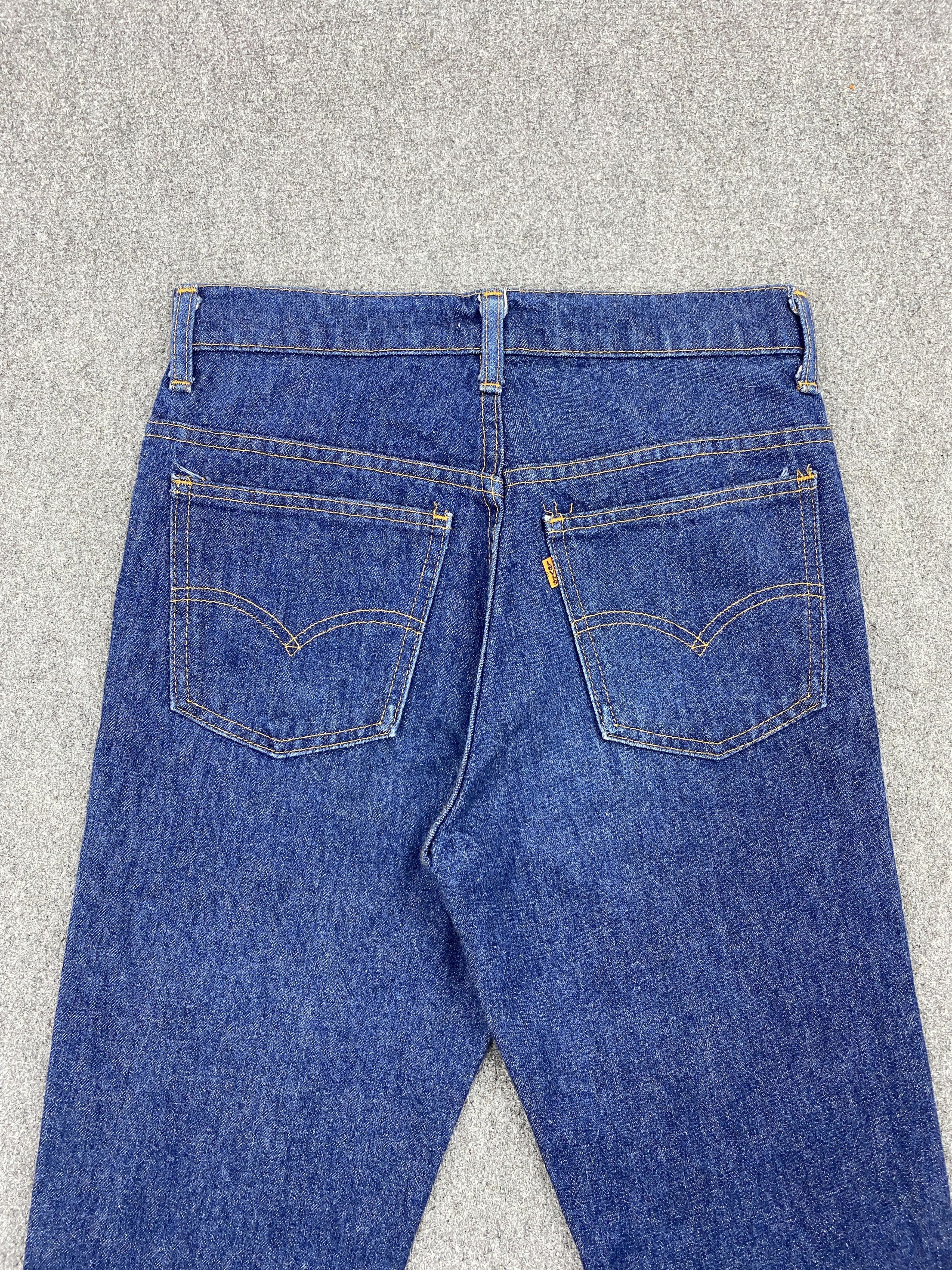 Levi's Vintage 90s Levis 646 Orange Tab Bootcut Blue Denim Size US 26 / EU 42 - 4 Thumbnail