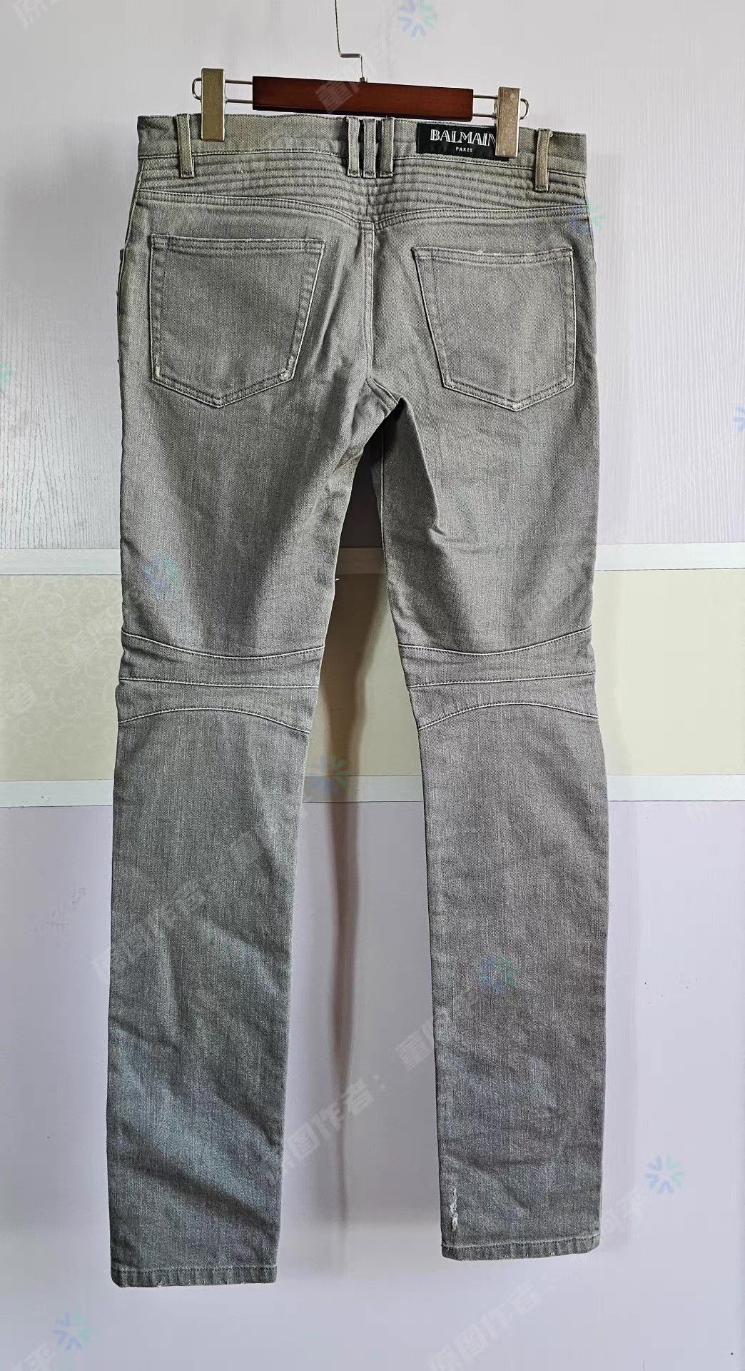 Balmain Balmain heavy-duty biker jeans Q4 Size US 34 / EU 50 - 3 Thumbnail