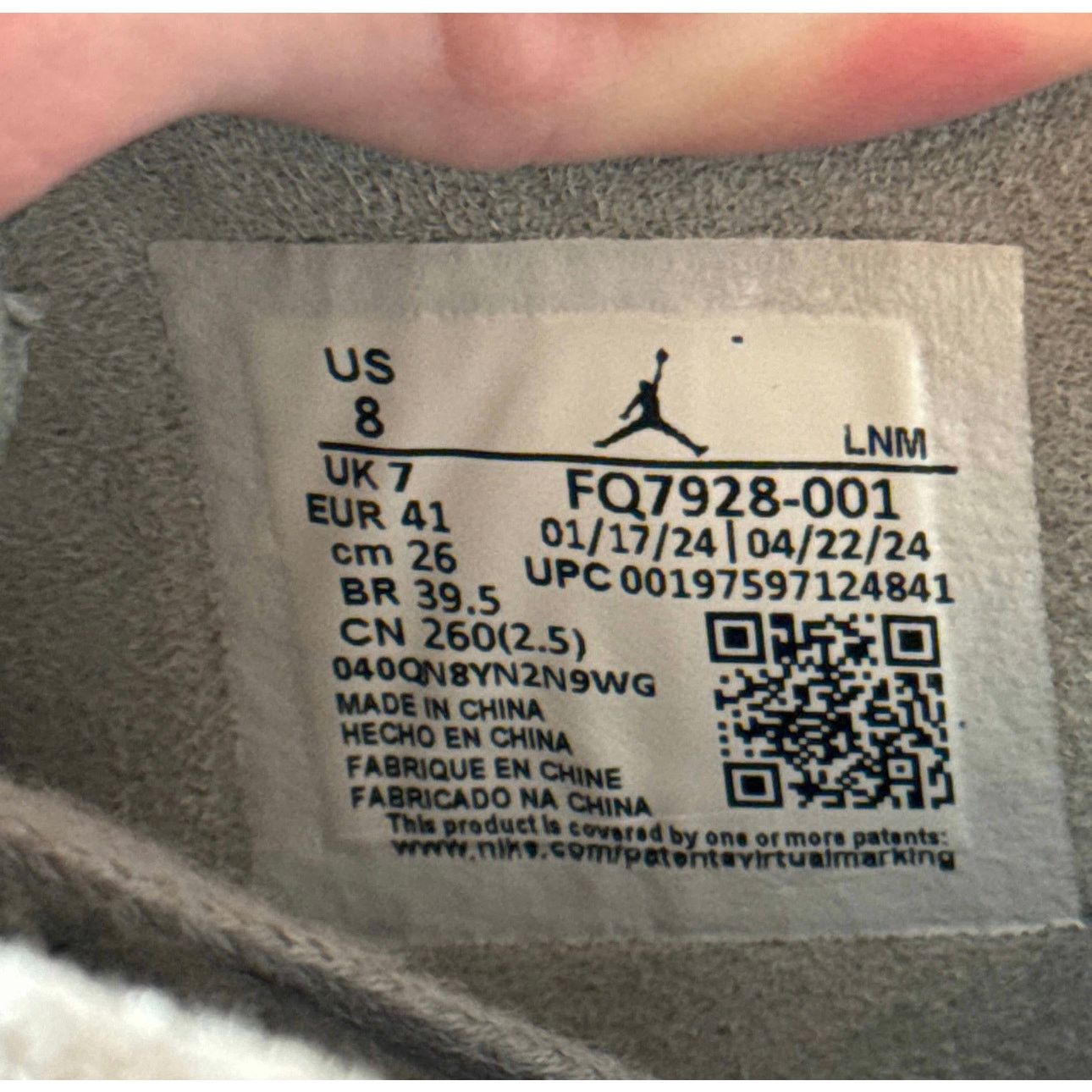 Jordan Brand × Nike Size 8 - Nike Air Jordan 4 Retro SE Wet Cement Men's Shoes Size US 8 / EU 41 - 7 Thumbnail