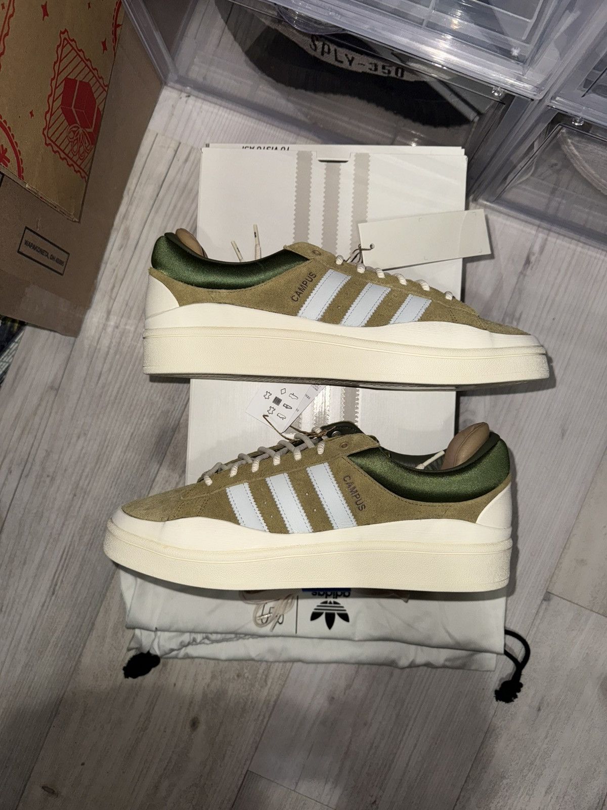 Adidas Adidas Bad Bunny Wild Moss Size US 11.5 / EU 44-45 - 2 Thumbnail