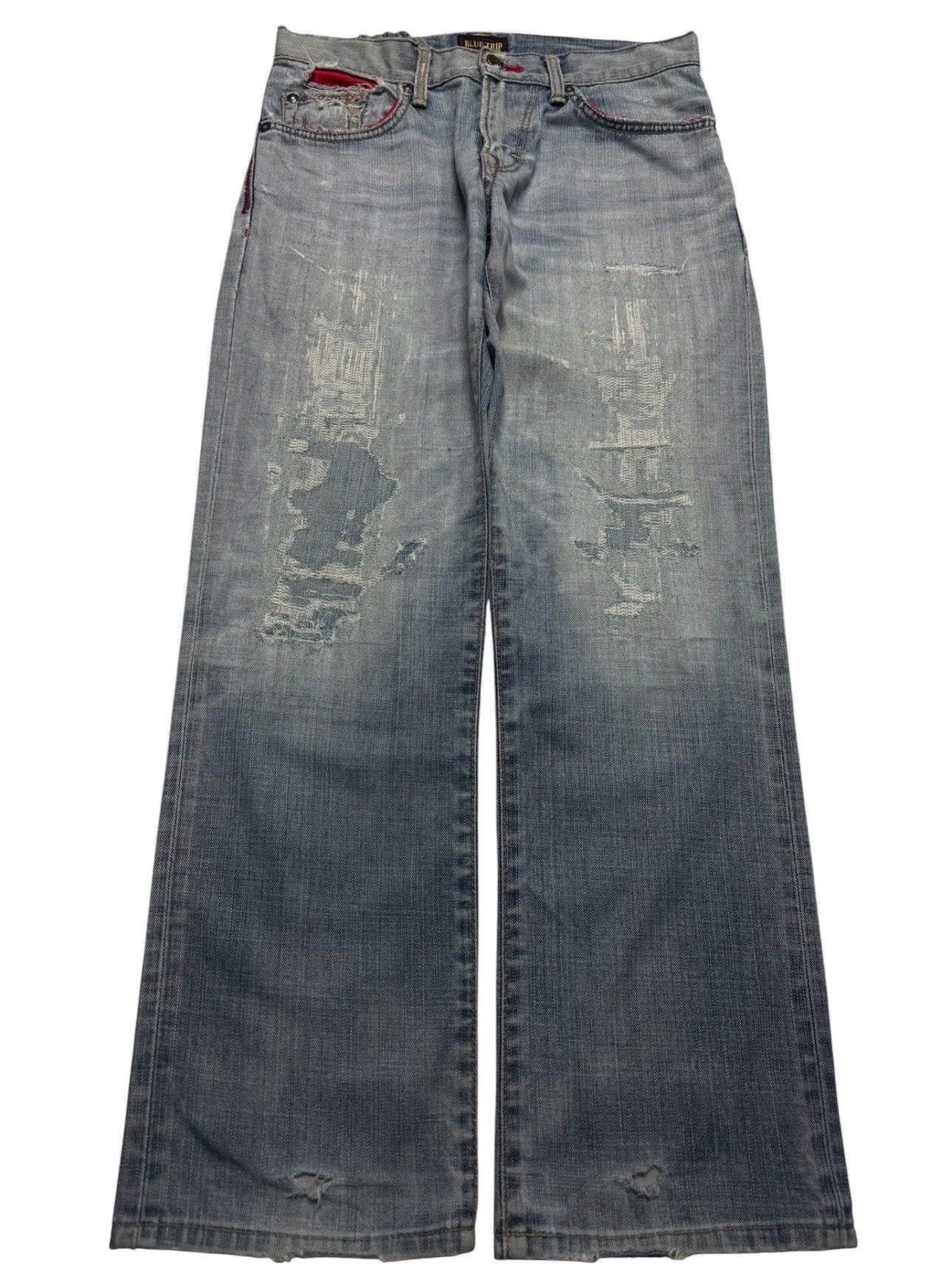 Undercover INSANE SASHIKO BORO 90s EDWIN JEANS Size US 29 - 1 Thumbnail