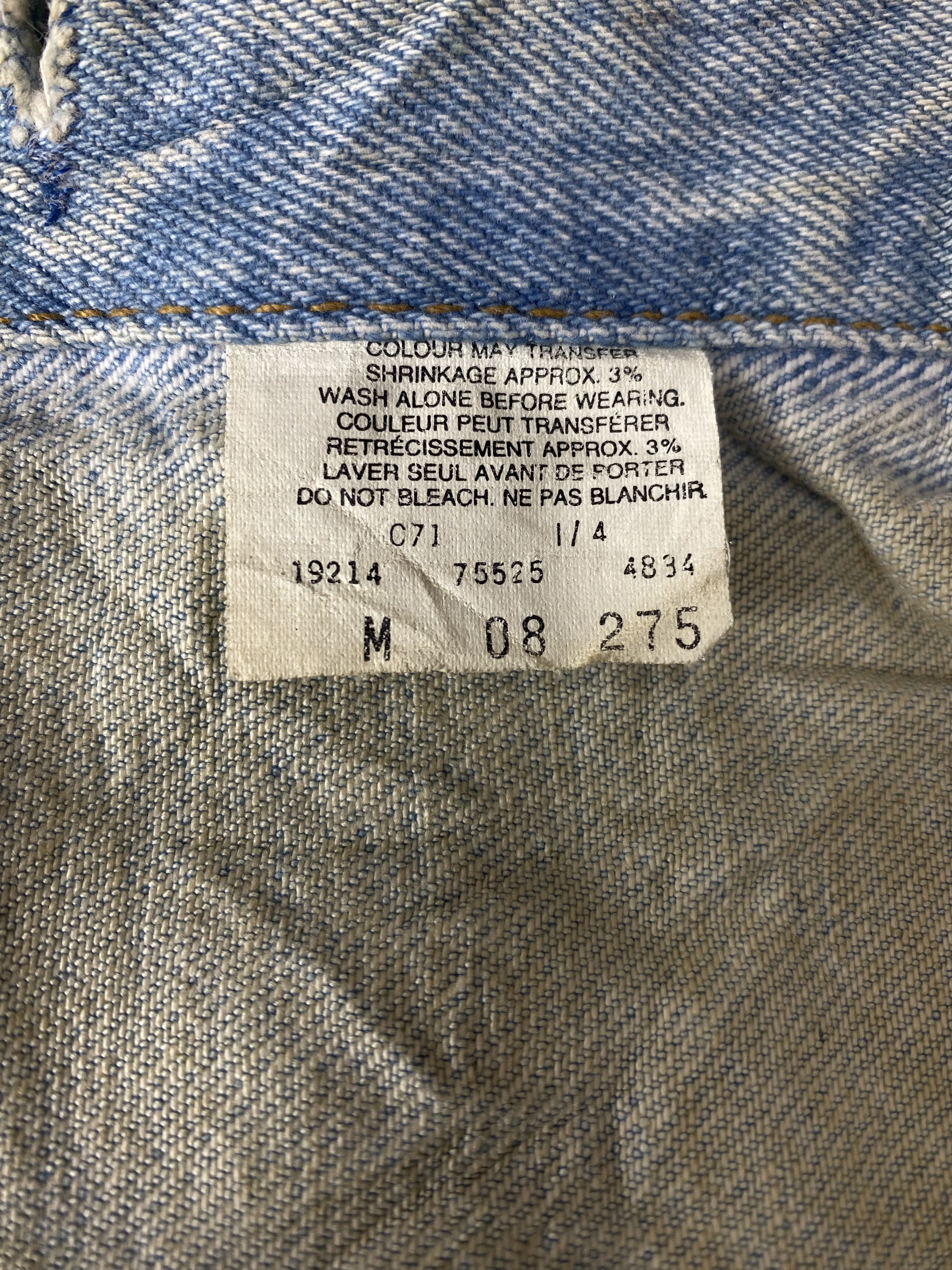 Levi's Vintage Levi's Button Light Wash Denim Jacket DJ0046 Size US M / EU 48-50 / 2 - 7 Thumbnail