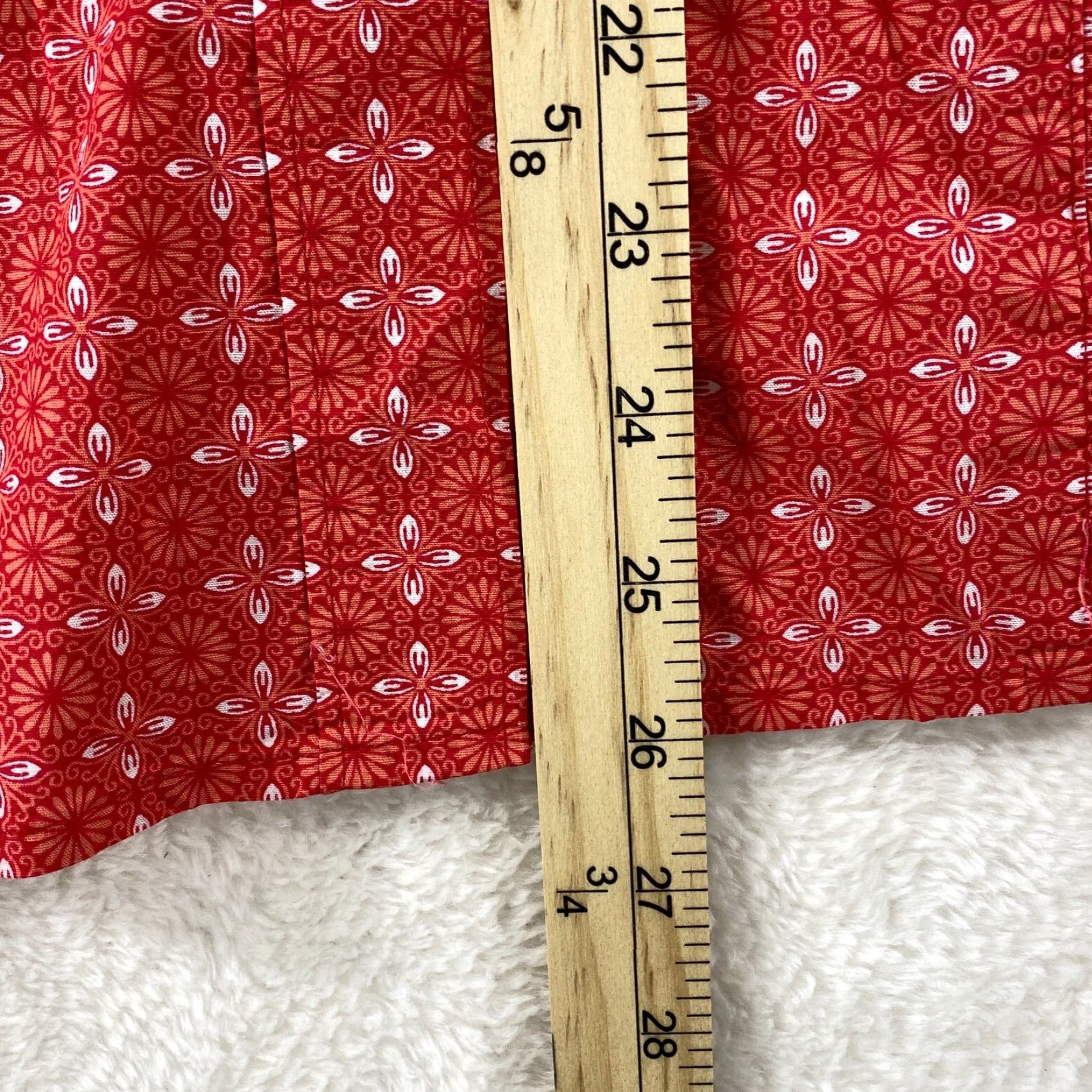 Vintage Rockies Womens L Large Western Cowgirl Shirt Pearl Snap Up Short Sleeve Red Size L / US 10 / IT 46 - 6 Thumbnail