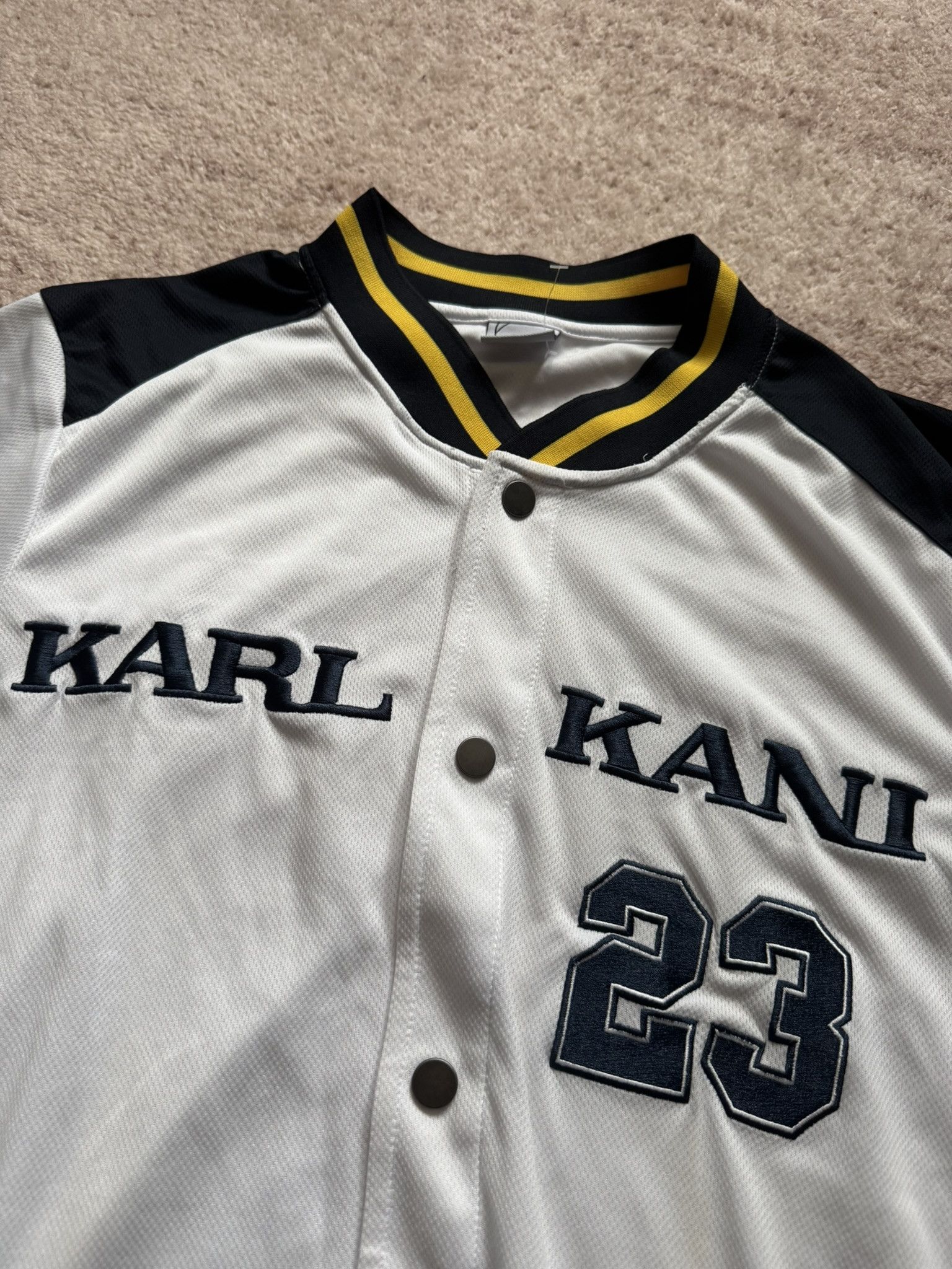 Karl Kani Karl Kani hip hop jersey vintage M 23 jordan white Size US M / EU 48-50 / 2 - 2 Thumbnail