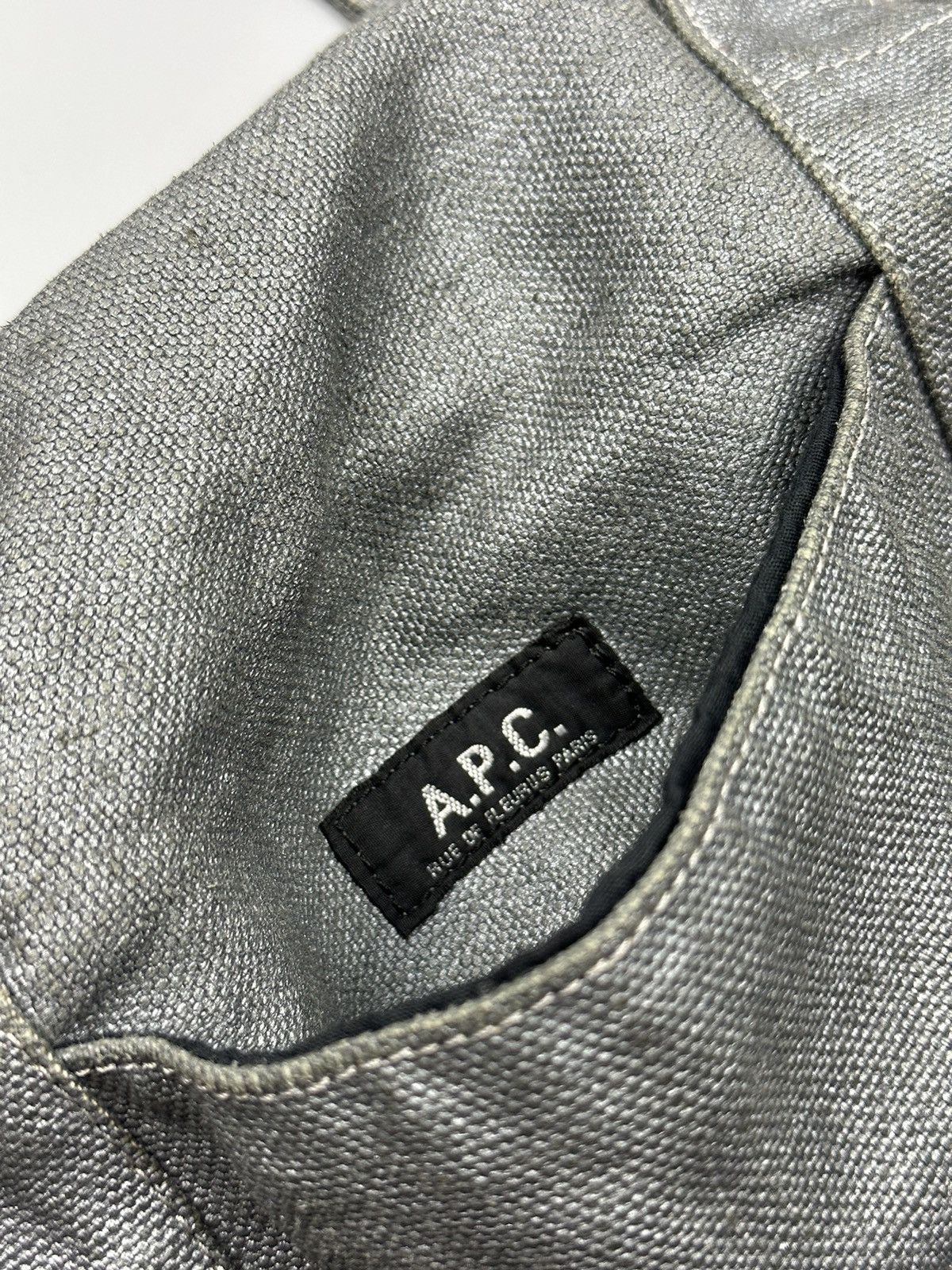A.P.C. Rare Vintage APC Waxed Linen Tote Bags Size ONE SIZE - 5 Thumbnail